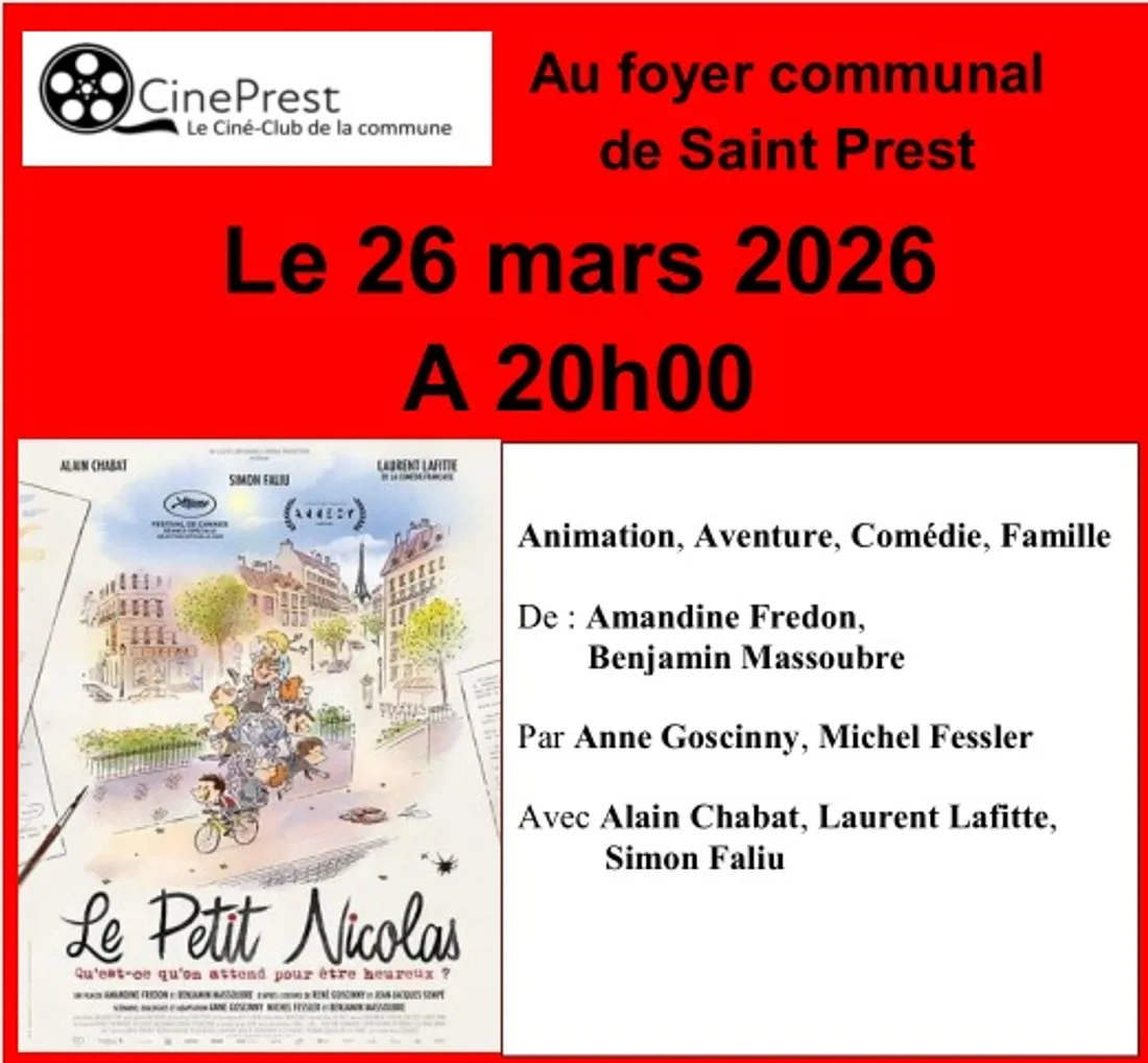 SAINT-PREST - CinéPrest : Le Petit Nicolas