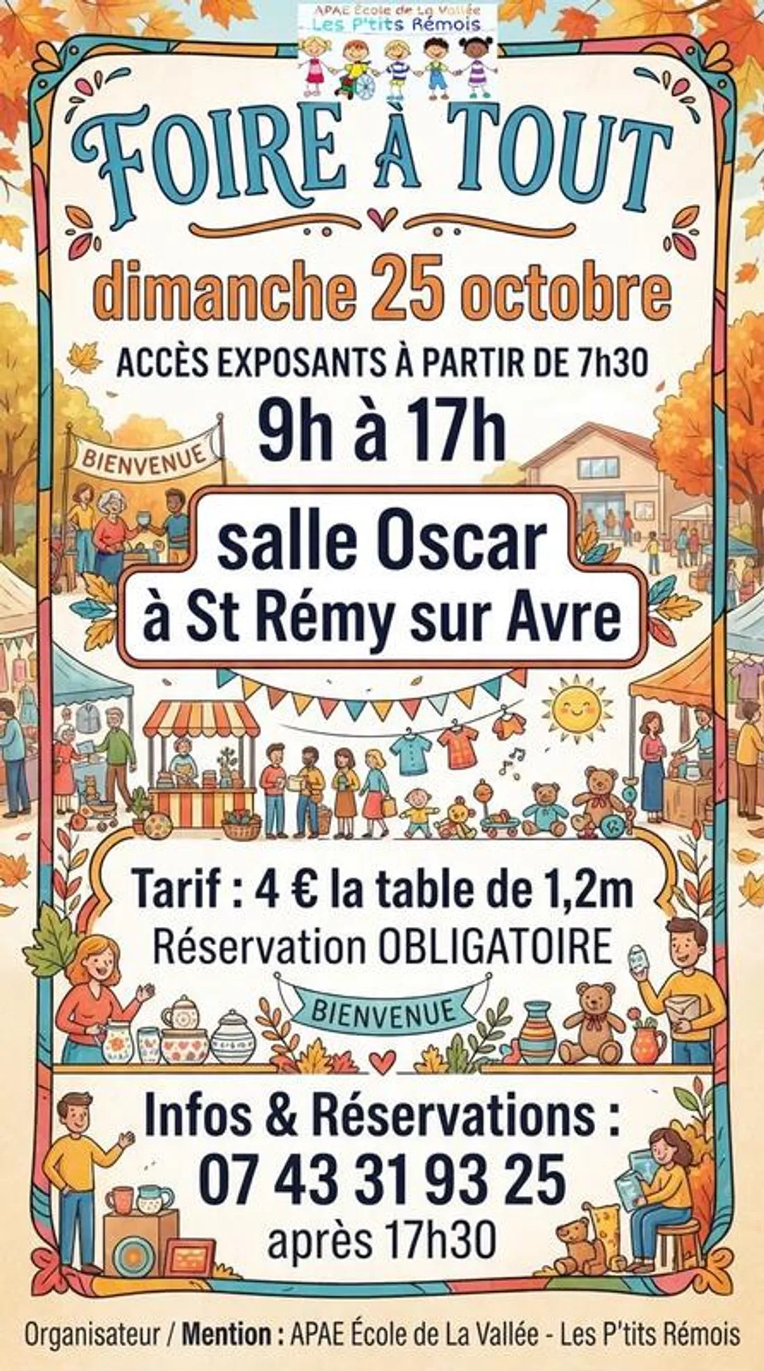 SAINT-RÉMY-SUR-AVRE - Foire à tout de l'APAE