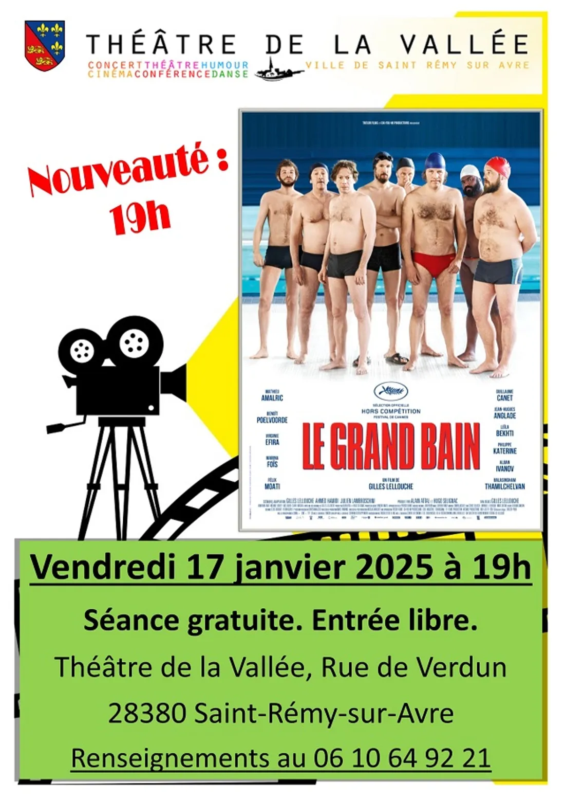 SAINT-RÉMY-SUR-AVRE - Cinéma : Le Grand Bain