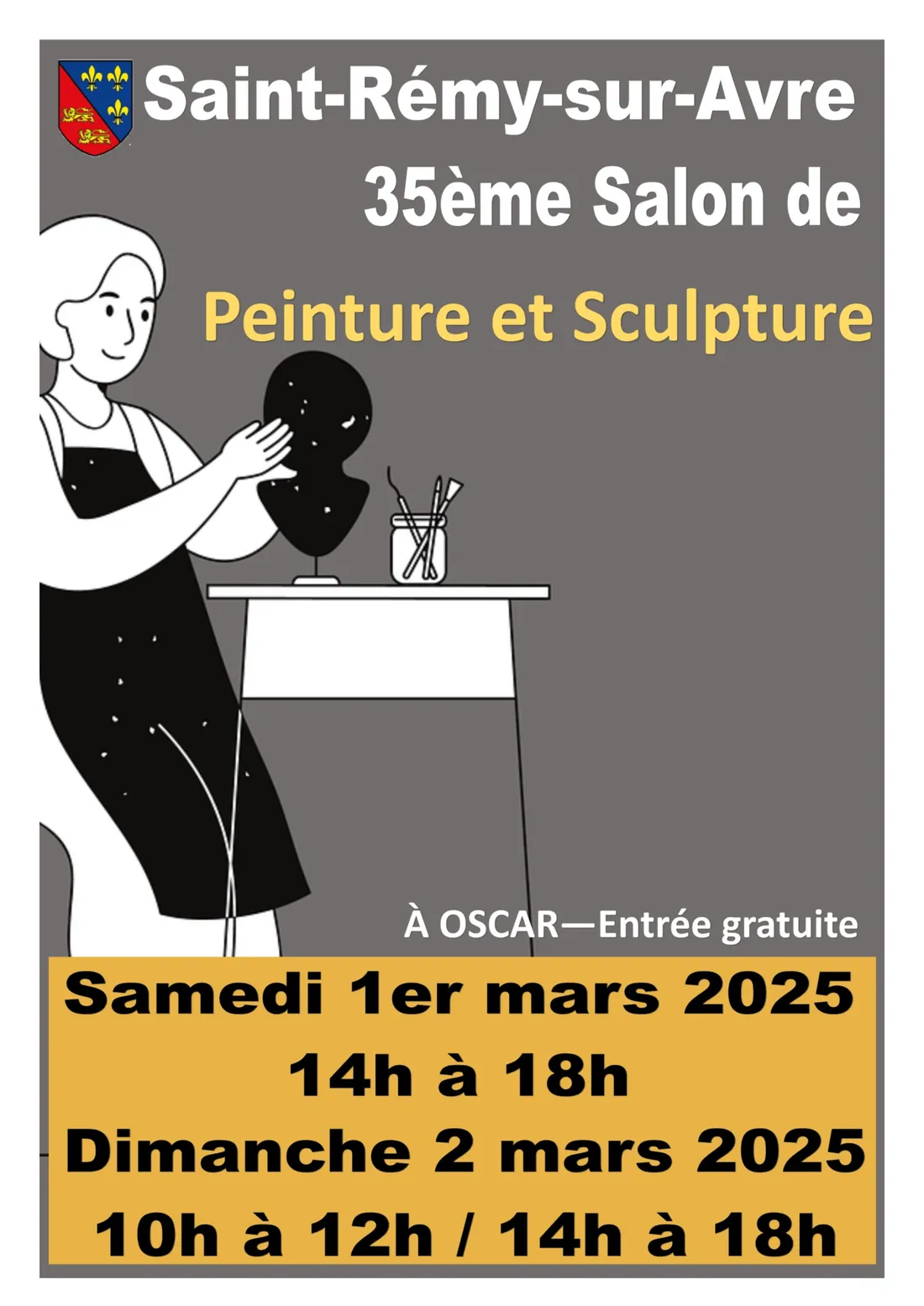 SAINT-RÉMY-SUR-AVRE - 35e Salon de peinture et de sculpture