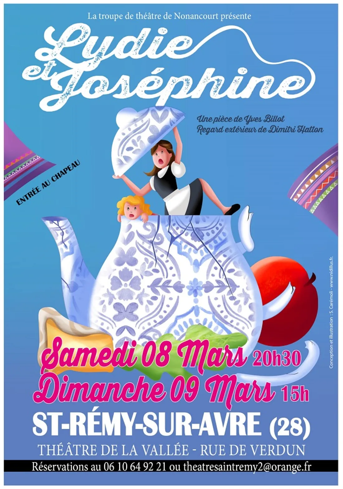 SAINT-RÉMY-SUR-AVRE - Théâtre : Lydie et Joséphine