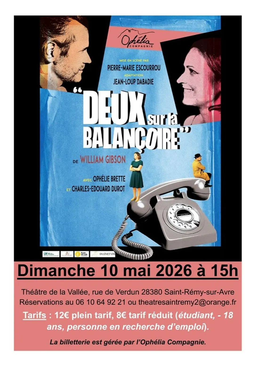 SAINT-RÉMY-SUR-AVRE - Théâtre : Deux sur la balançoire