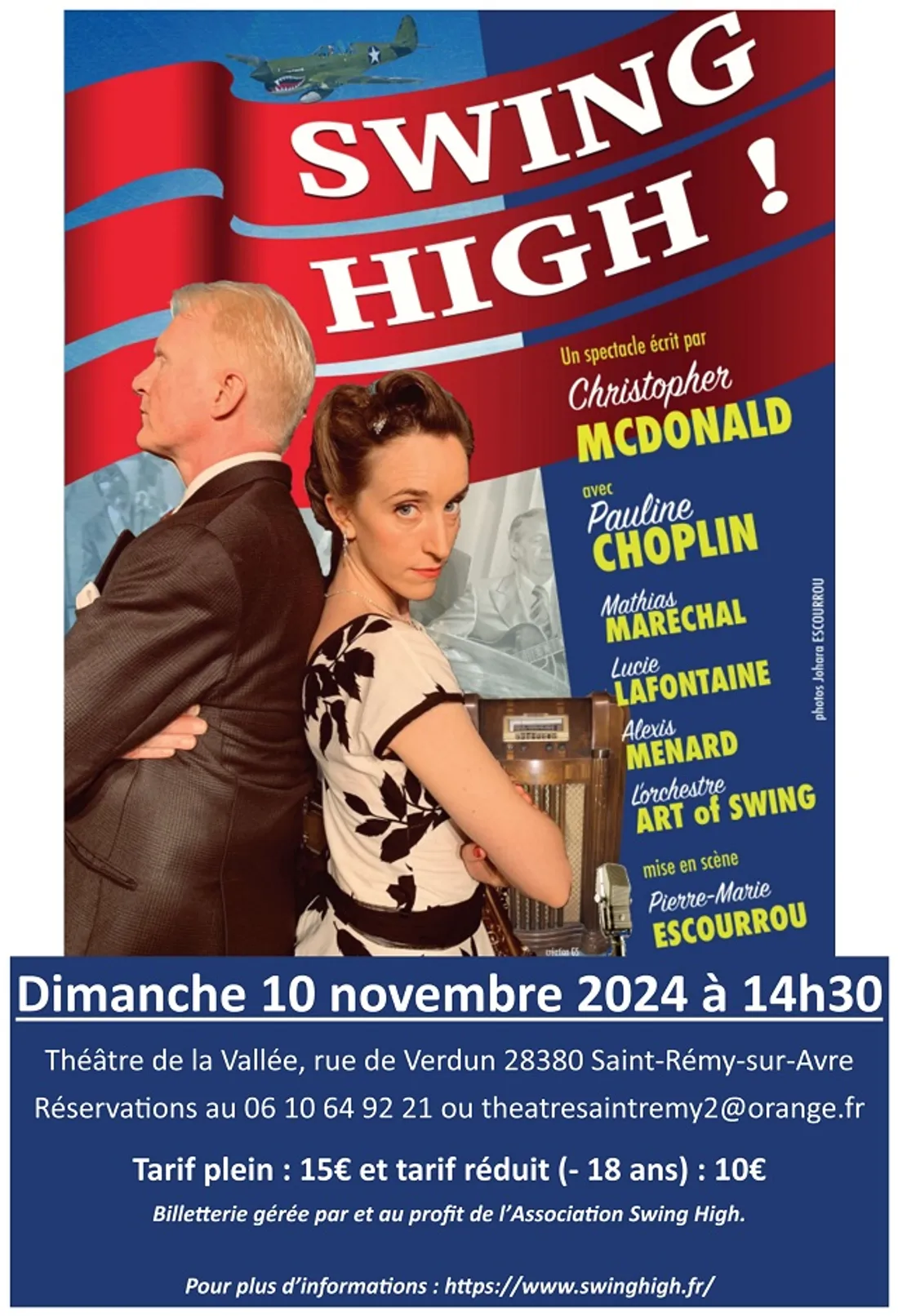 SAINT-RÉMY-SUR-AVRE - Spectacle : Music-hall "Swing High
