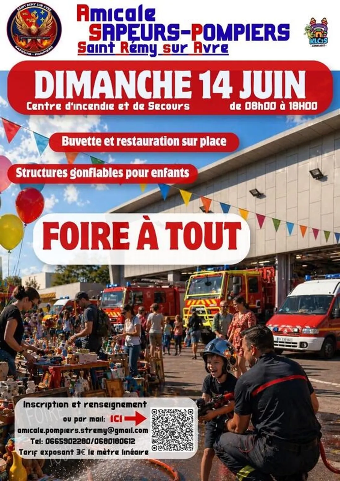 SAINT-RÉMY-SUR-AVRE - Foire à tout des sapeurs-pompiers