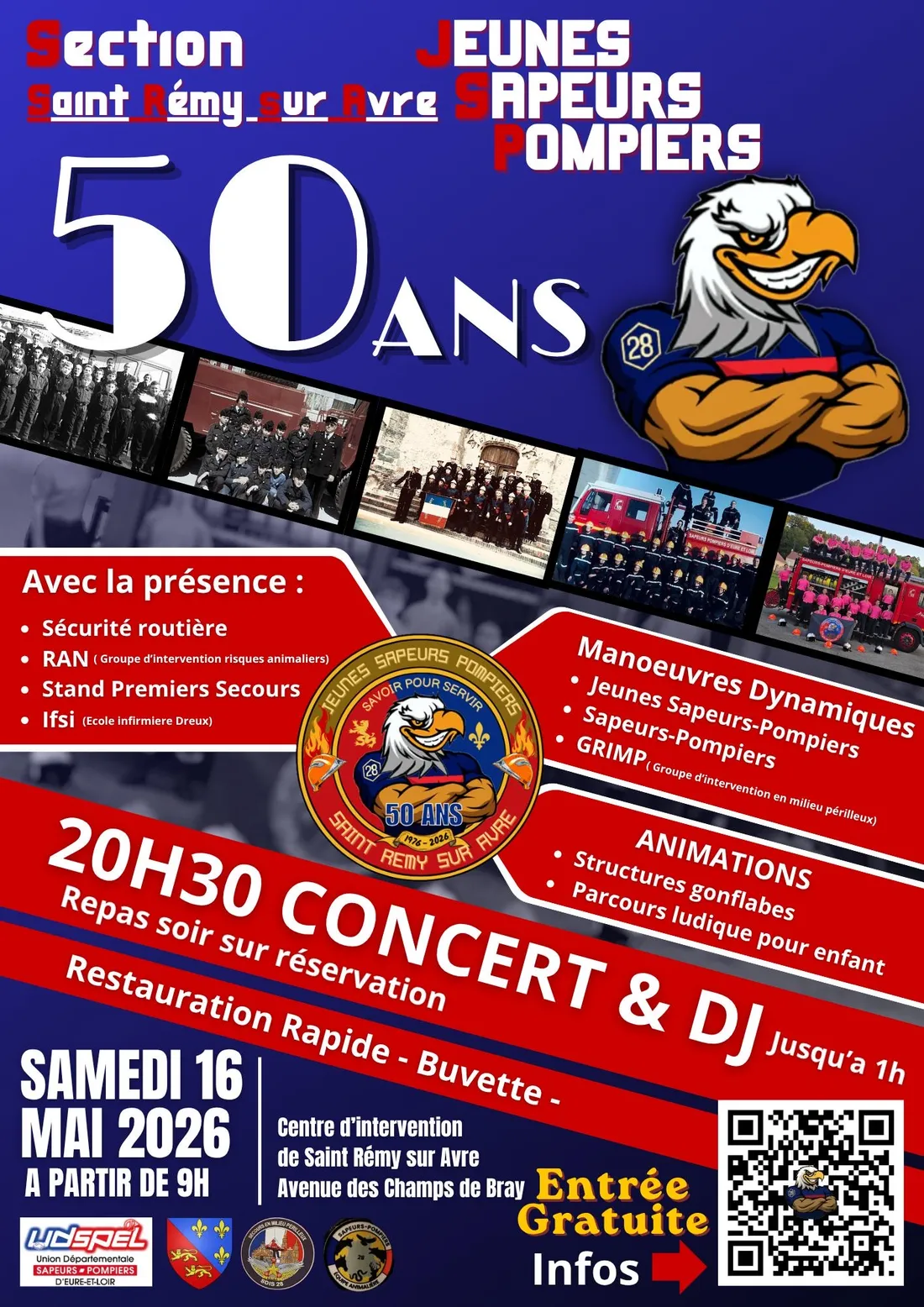 SAINT-RÉMY-SUR-AVRE - Les JSP de Saint-Rémy-sur-Avre fêtent leurs 50 ans !