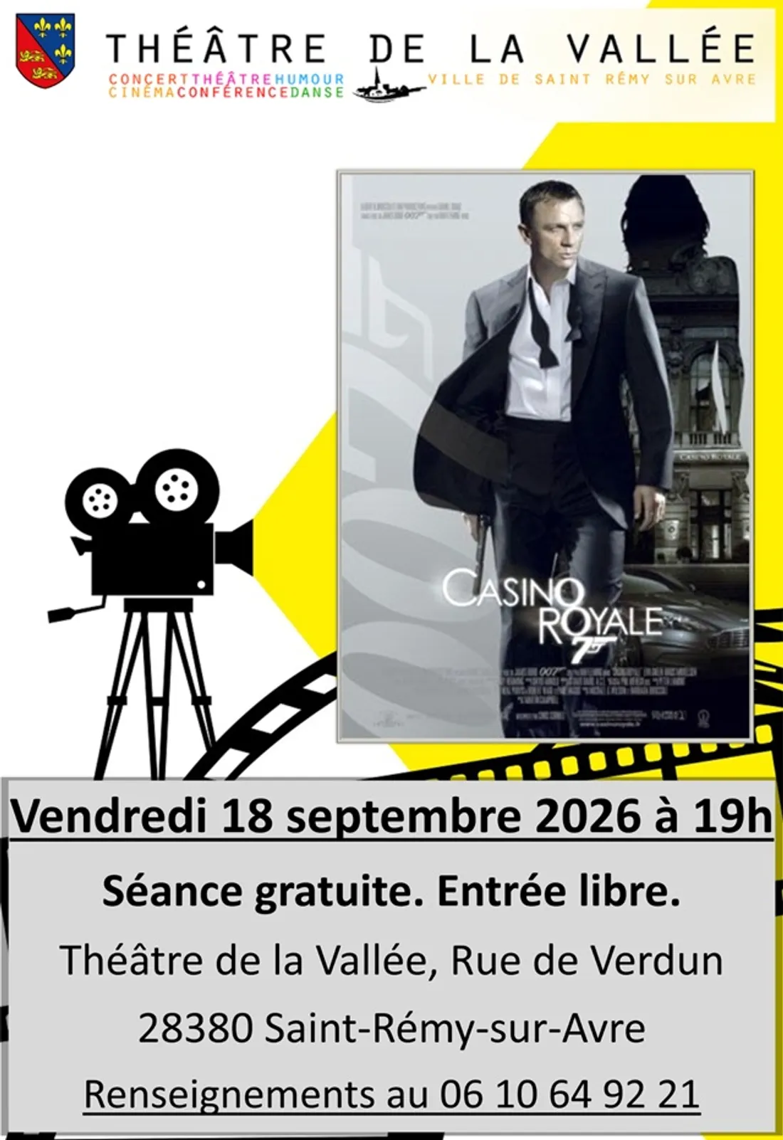 SAINT-RÉMY-SUR-AVRE - Cinéma : Casino Royale