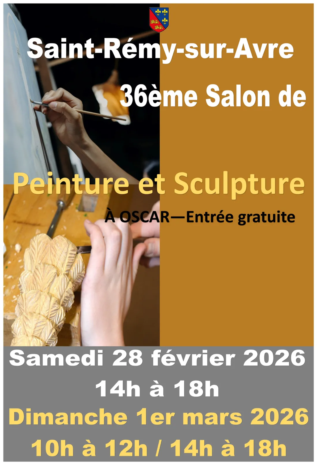 SAINT-RÉMY-SUR-AVRE - Salon peinture et sculpture