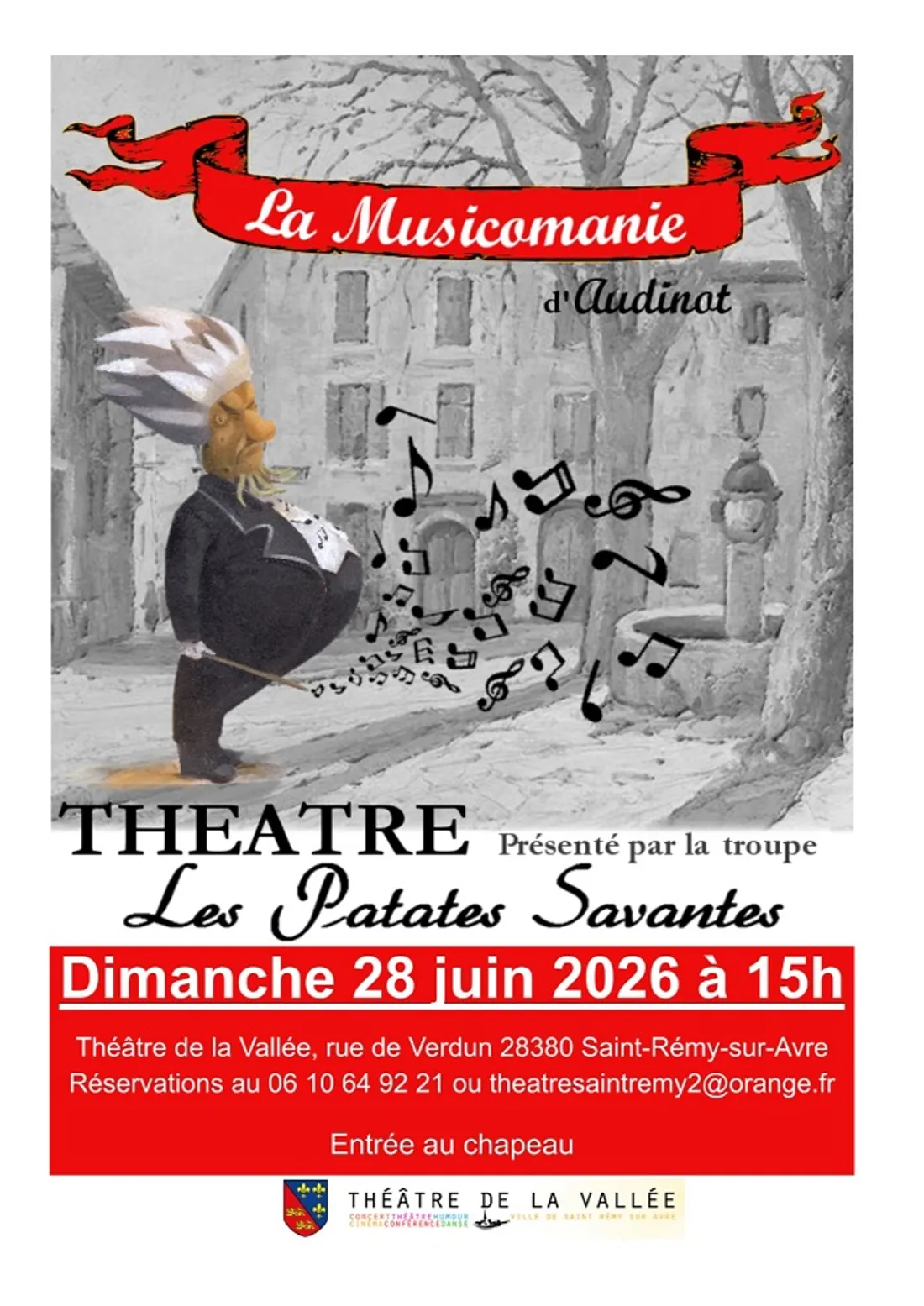 SAINT-RÉMY-SUR-AVRE - Théâtre : La Musicomanie