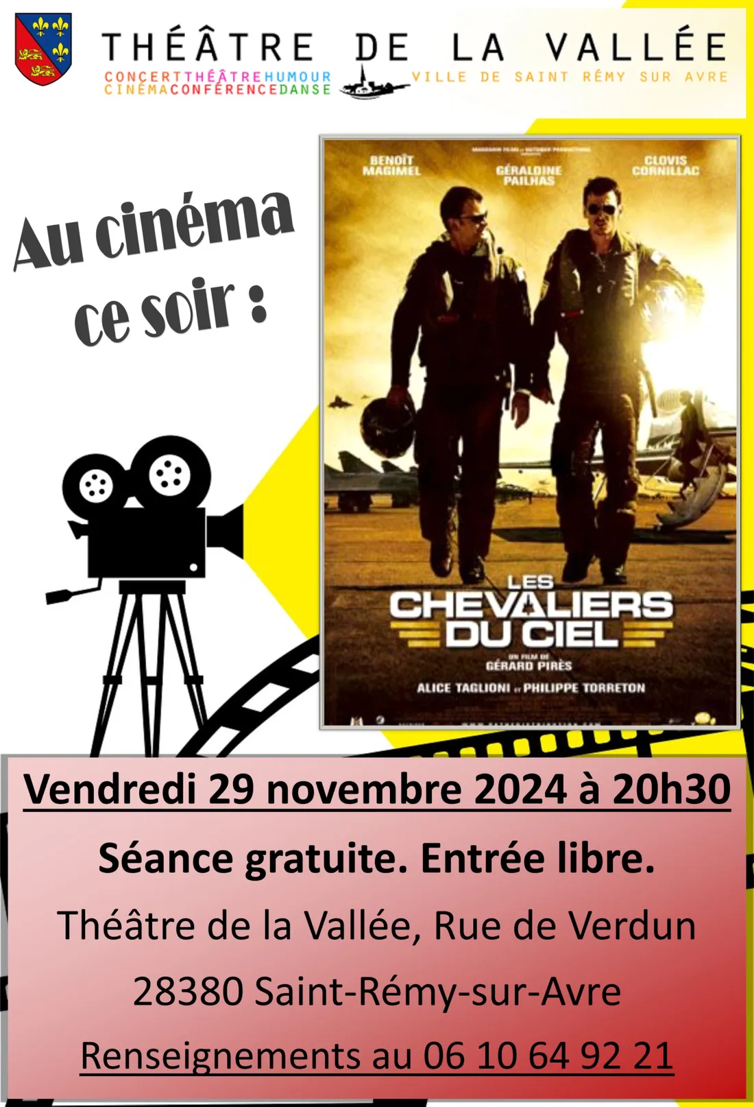 SAINT-RÉMY-SUR-AVRE - Cinéma : Les chevaliers du ciel