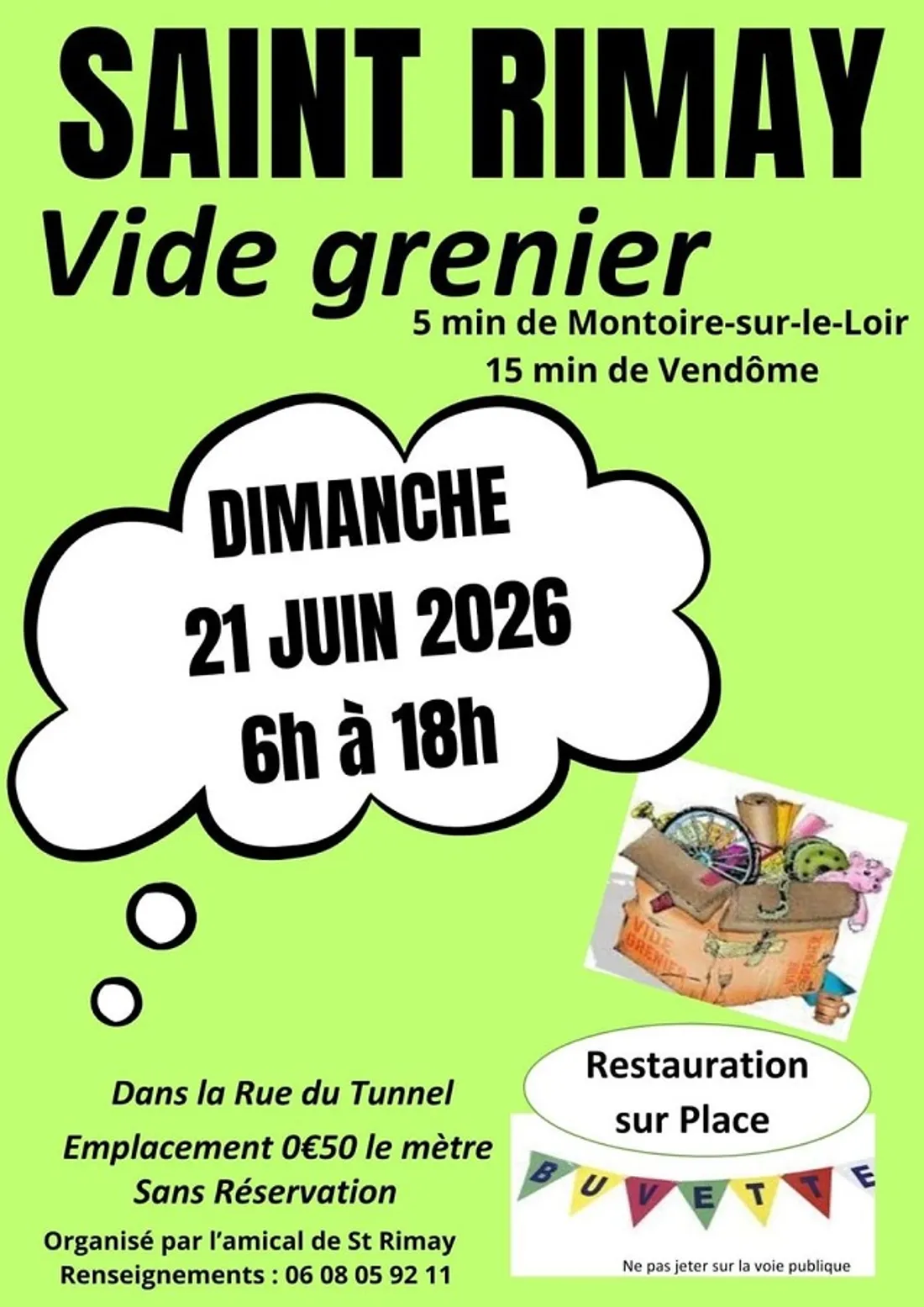 SAINT-RIMAY (41) - Vide-greniers de l'Amicale