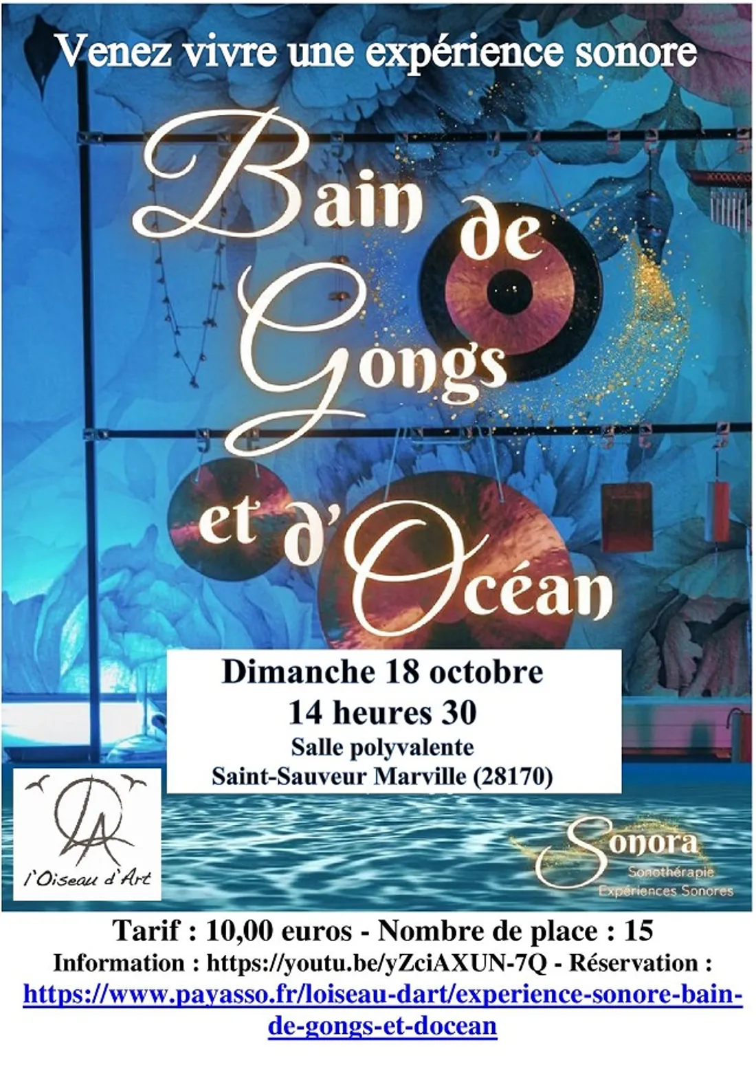 SAINT-SAUVEUR-MARVILLE - Bain de Gongs et d'Océan
