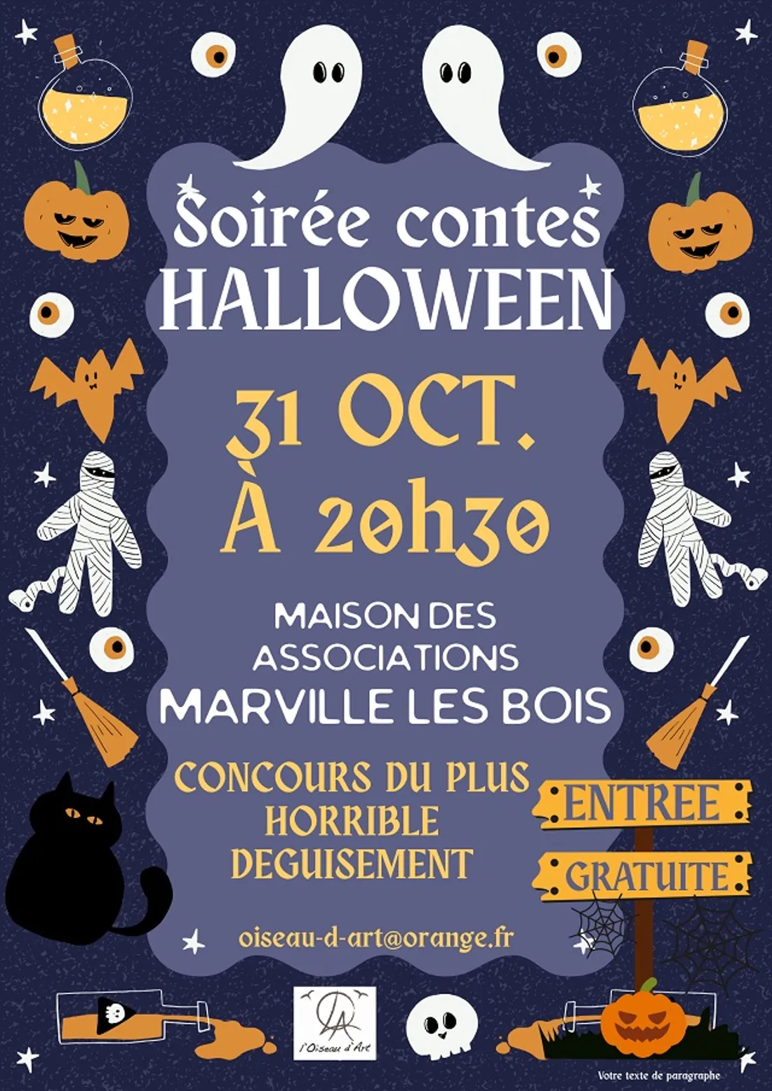 SAINT-SAUVEUR-MARVILLE - Soirée contes Halloween