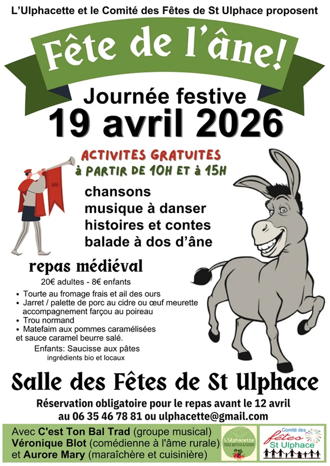 SAINT-ULPHACE (72) - Fête de l'âne