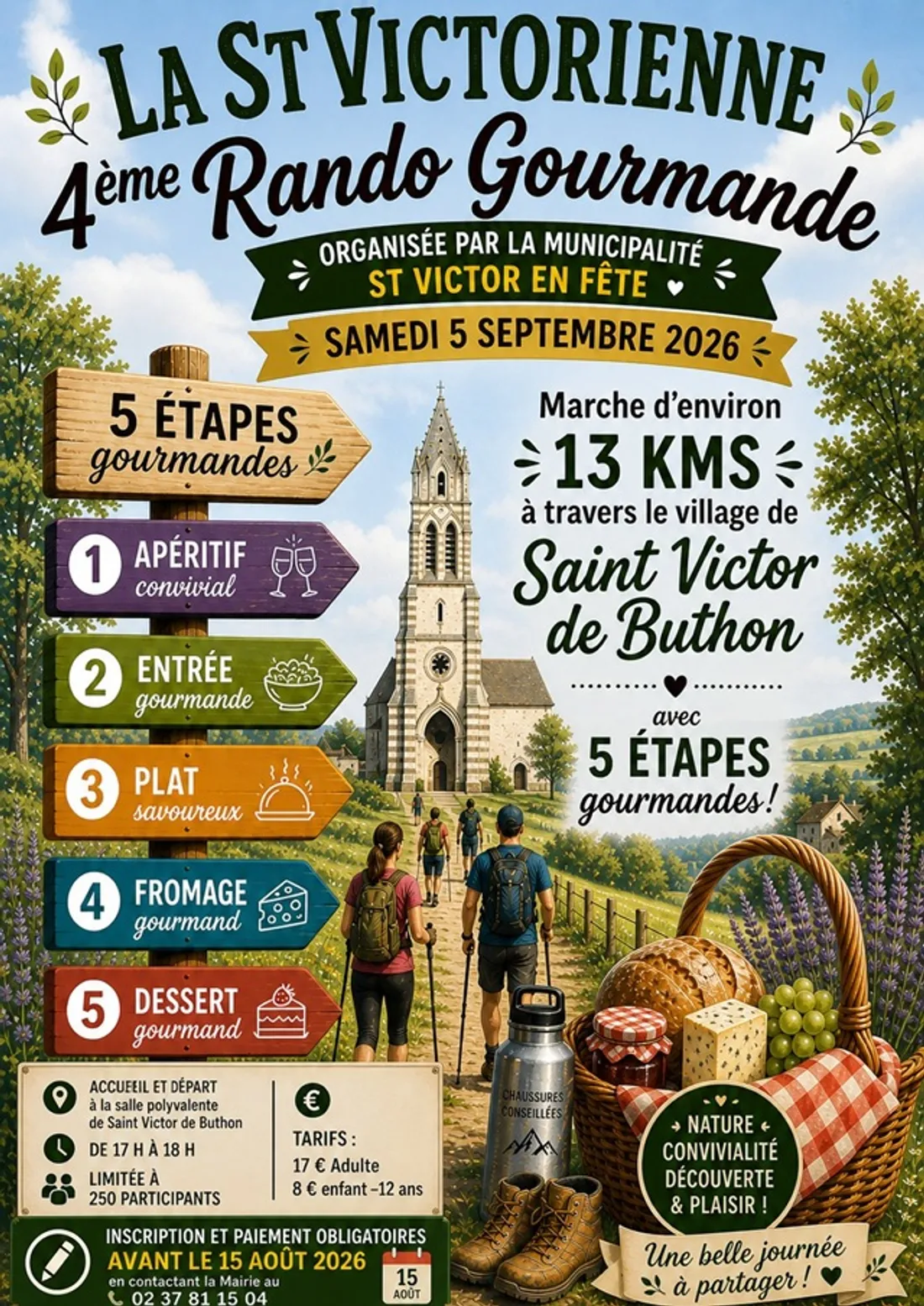 SAINT-VICTOR-DE-BUTHON - Rando gourmande La Saint-Victorienne