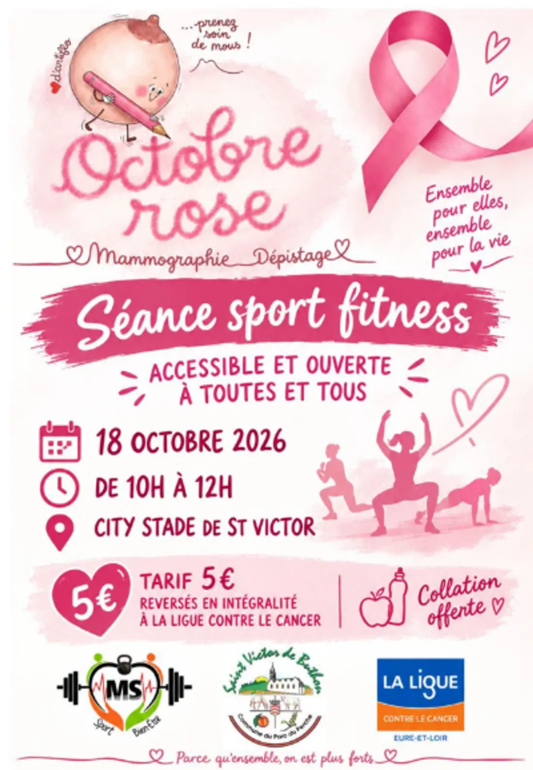SAINT-VICTOR-DE-BUTHON - Octobre rose : séance sport fitness