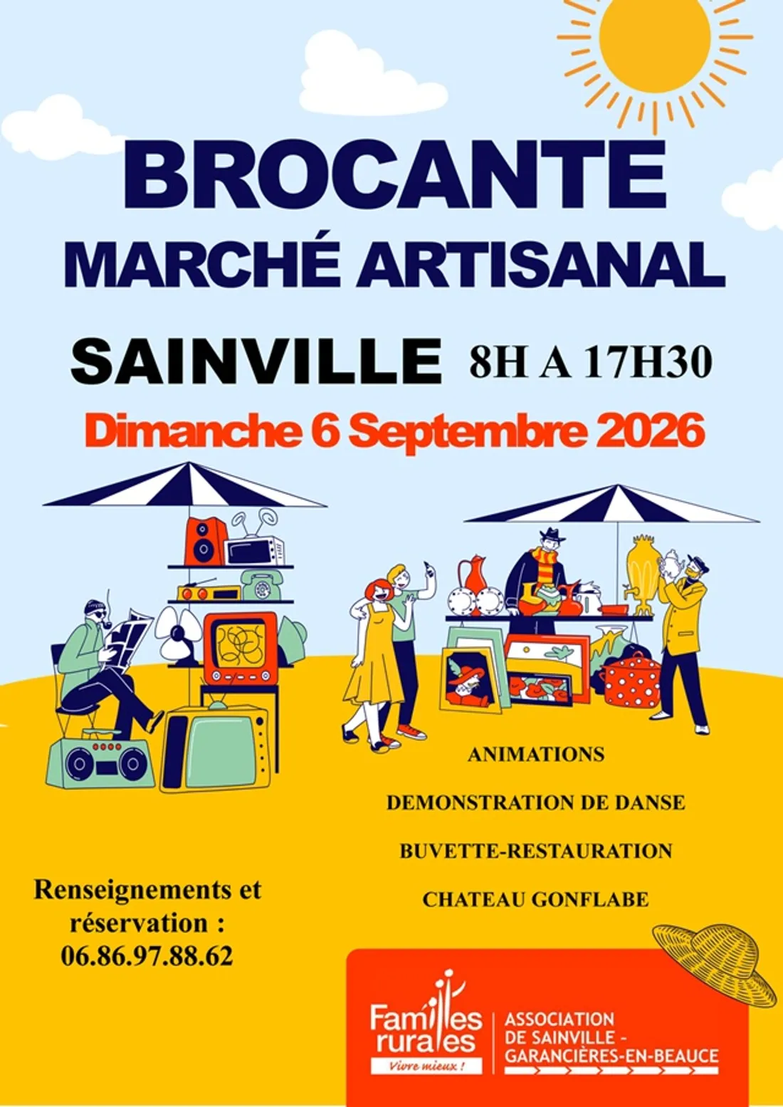SAINVILLE - Brocante et marché artisanal