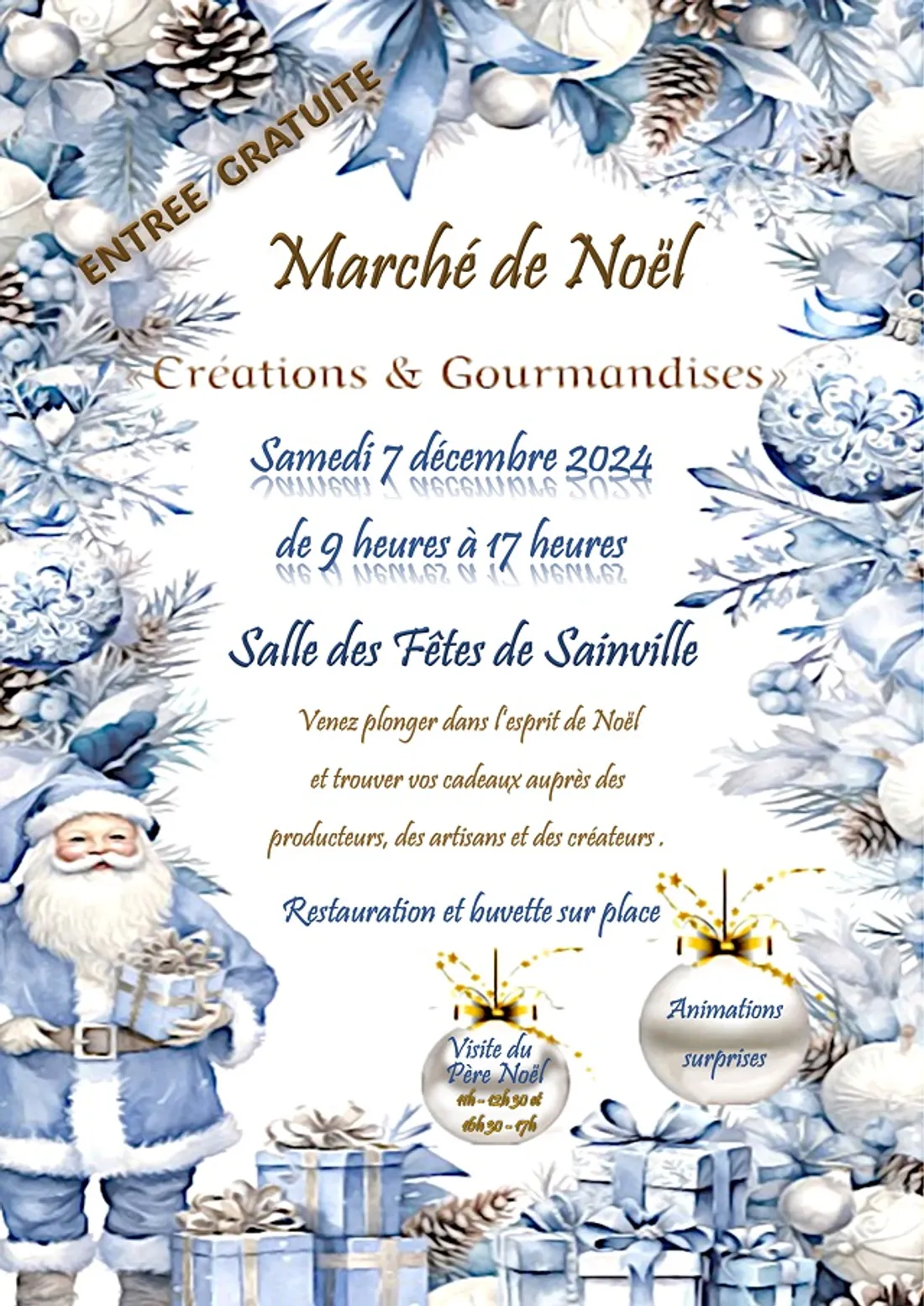 SAINVILLE - Marché de Noël