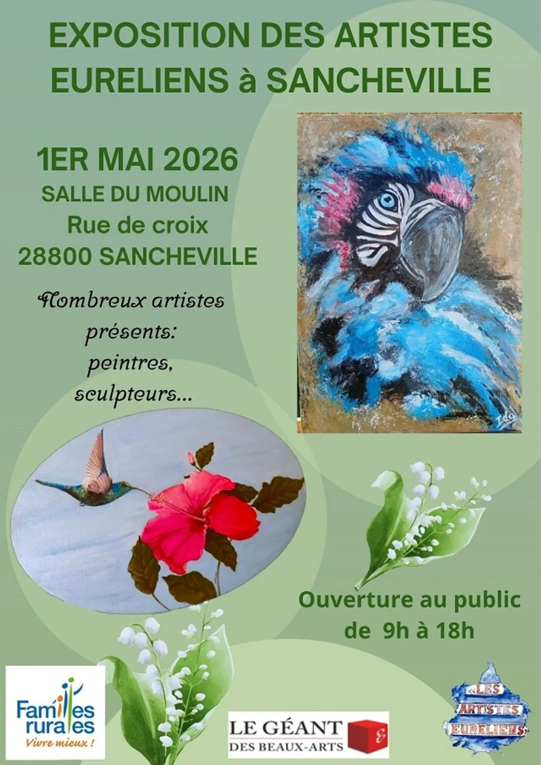 SANCHEVILLE - Exposition des Artistes Euréliens