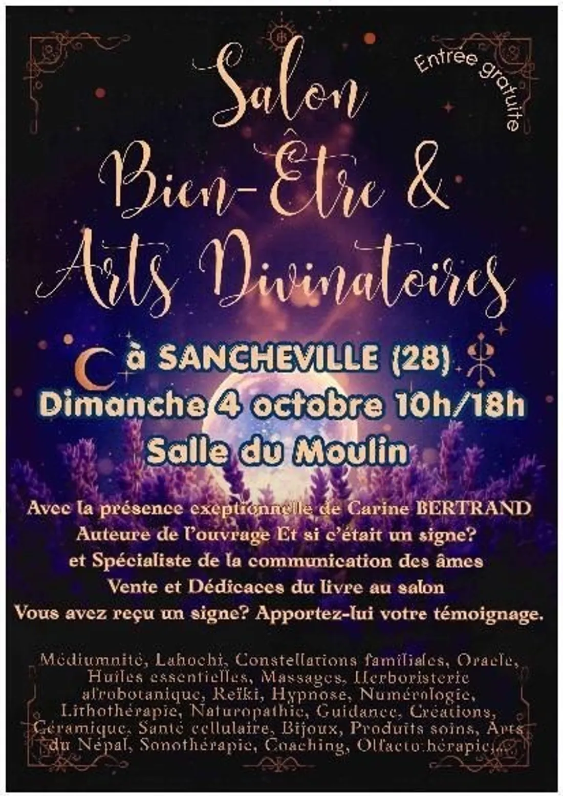 SANCHEVILLE - Salon Bien-être & arts divinatoires