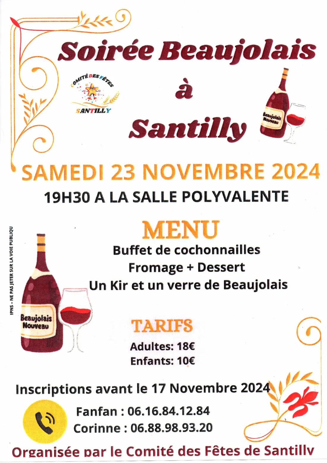 SANTILLY - Soirée Beaujolais