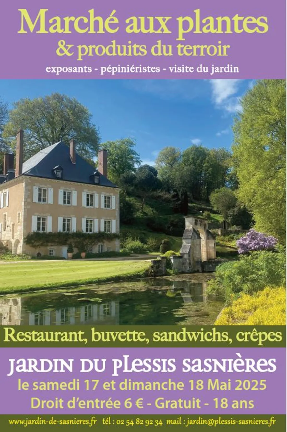 SASNIÈRES (41) - Marché aux plantes & produits du terroir