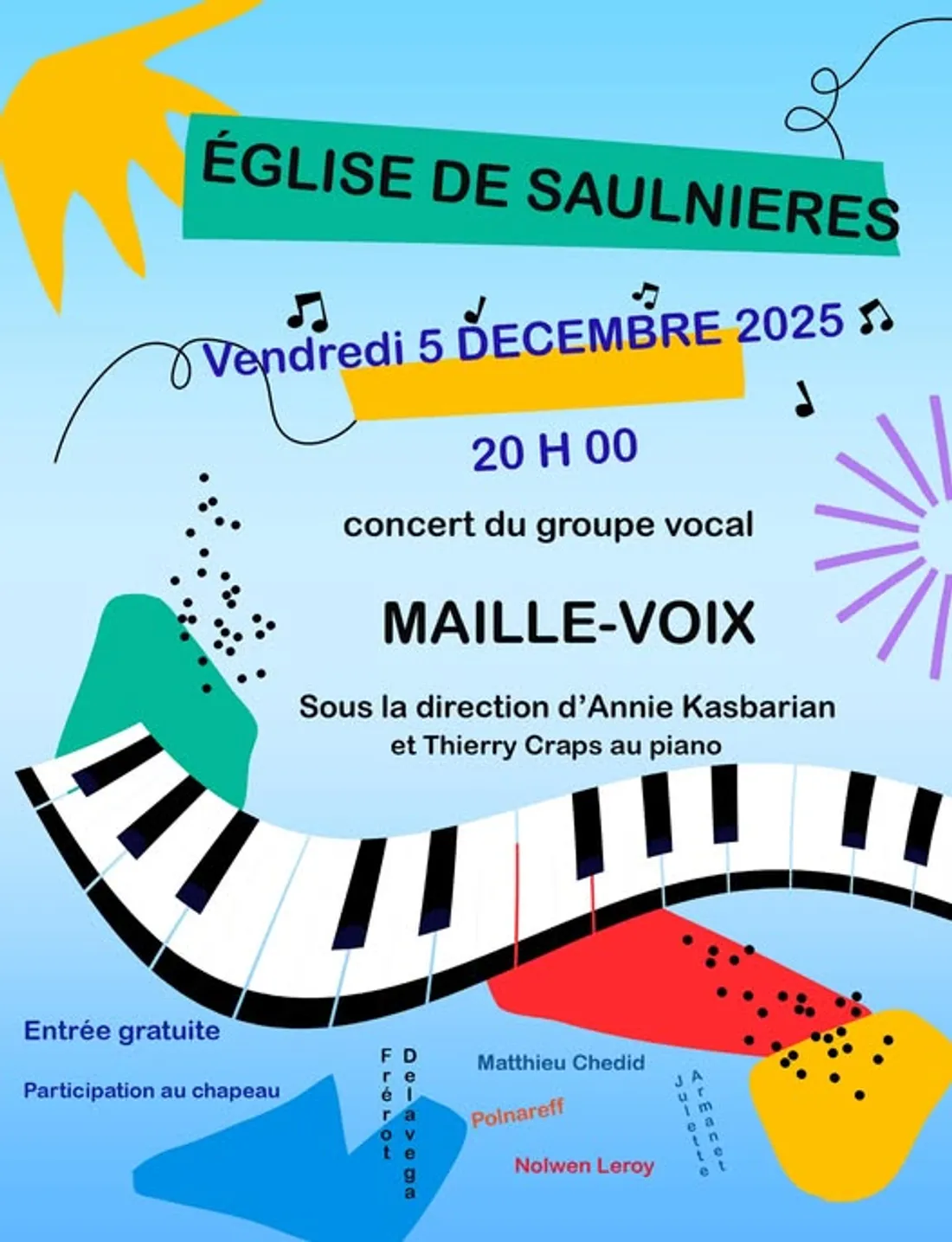 SAULNIÈRES - Concert du groupe vocal Maille-Voix