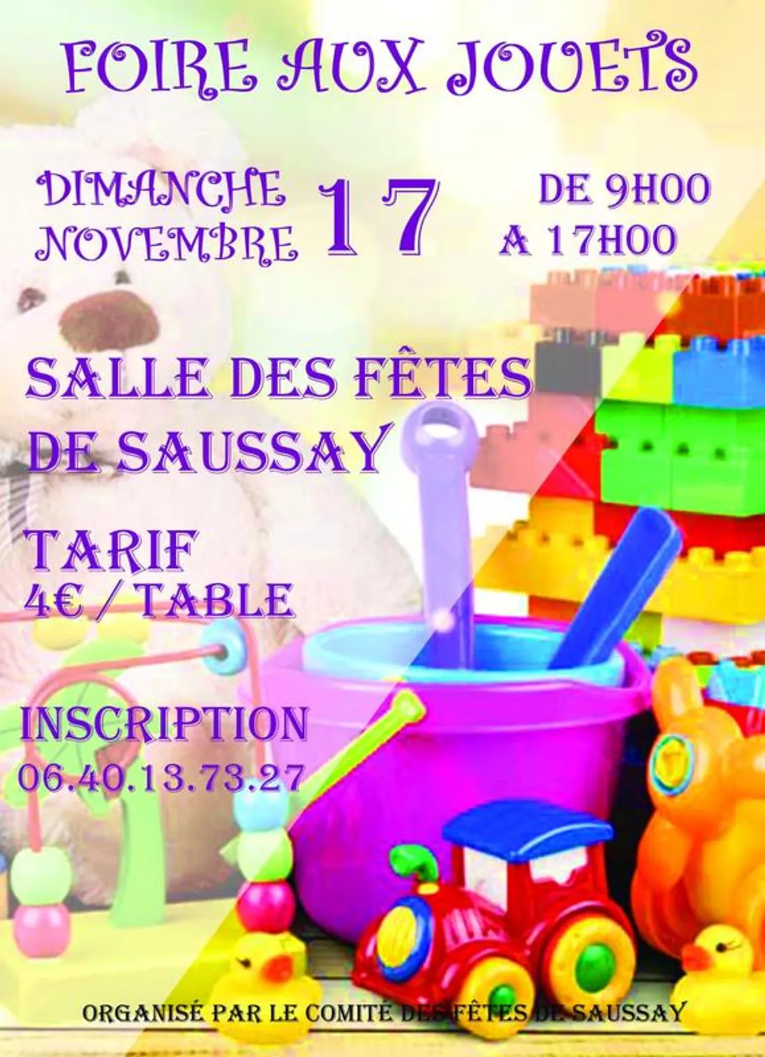 SAUSSAY – Foire aux jouets