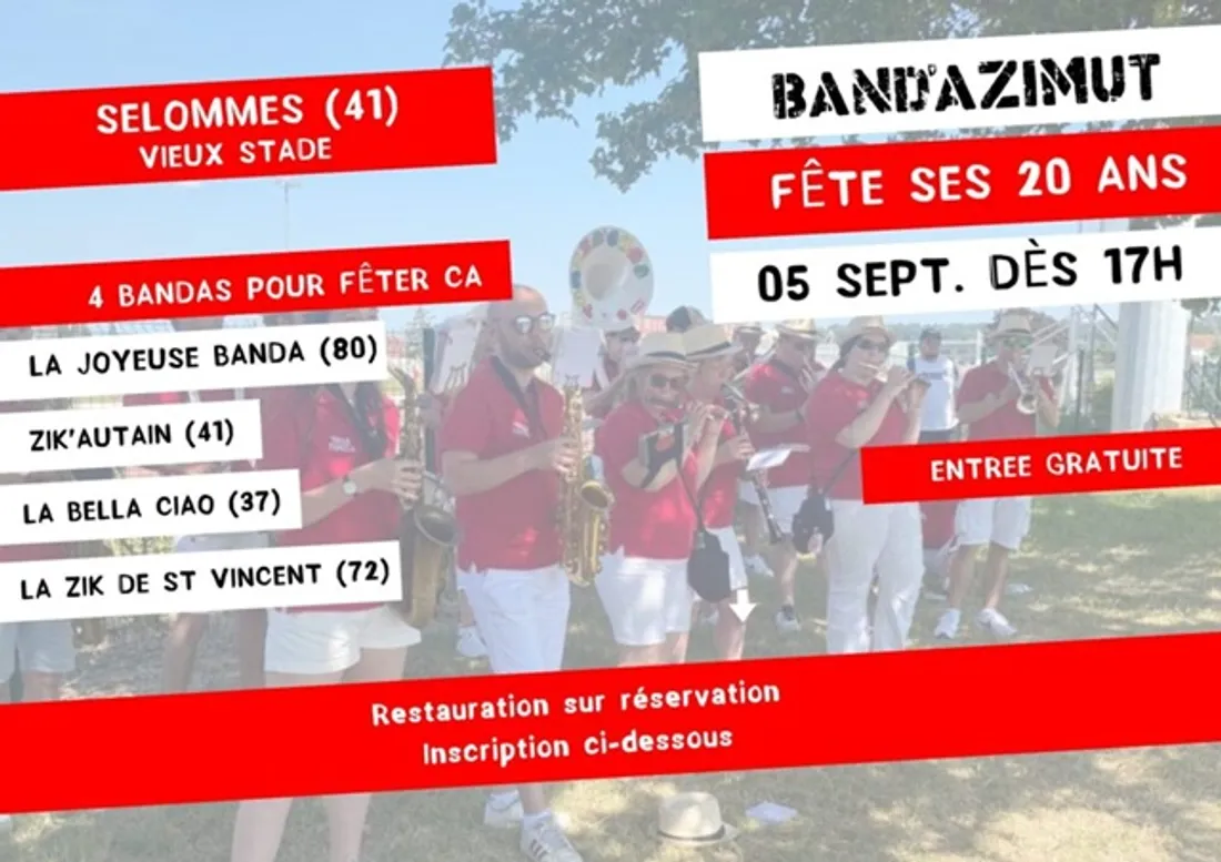 SELOMMES (41) - Band'Azimut fête ses 20 ans