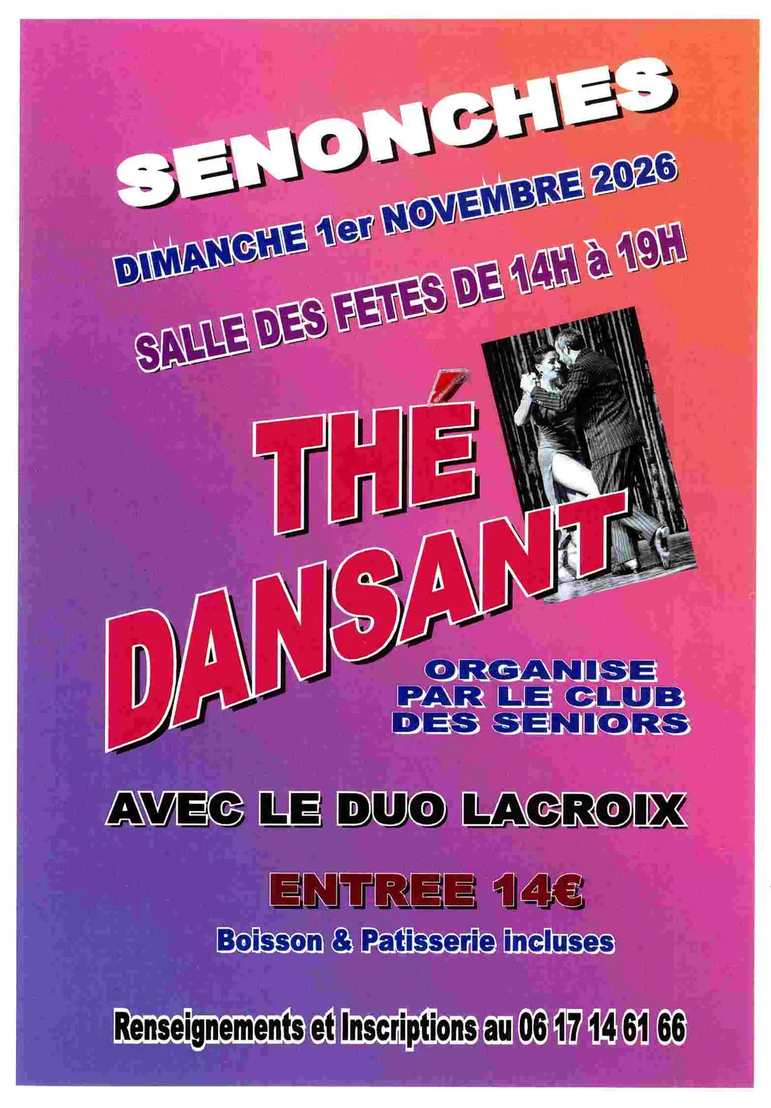 SENONCHES - Thé dansant avec le Duo Lacroix