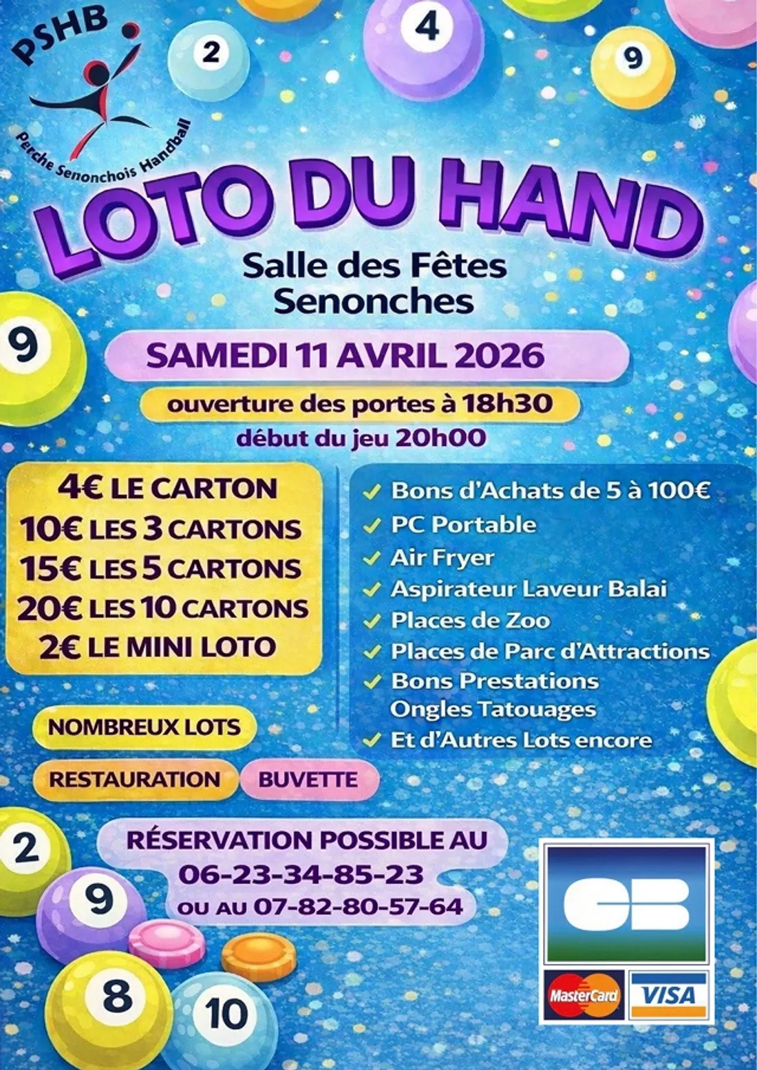 SENONCHES -Loto du hand