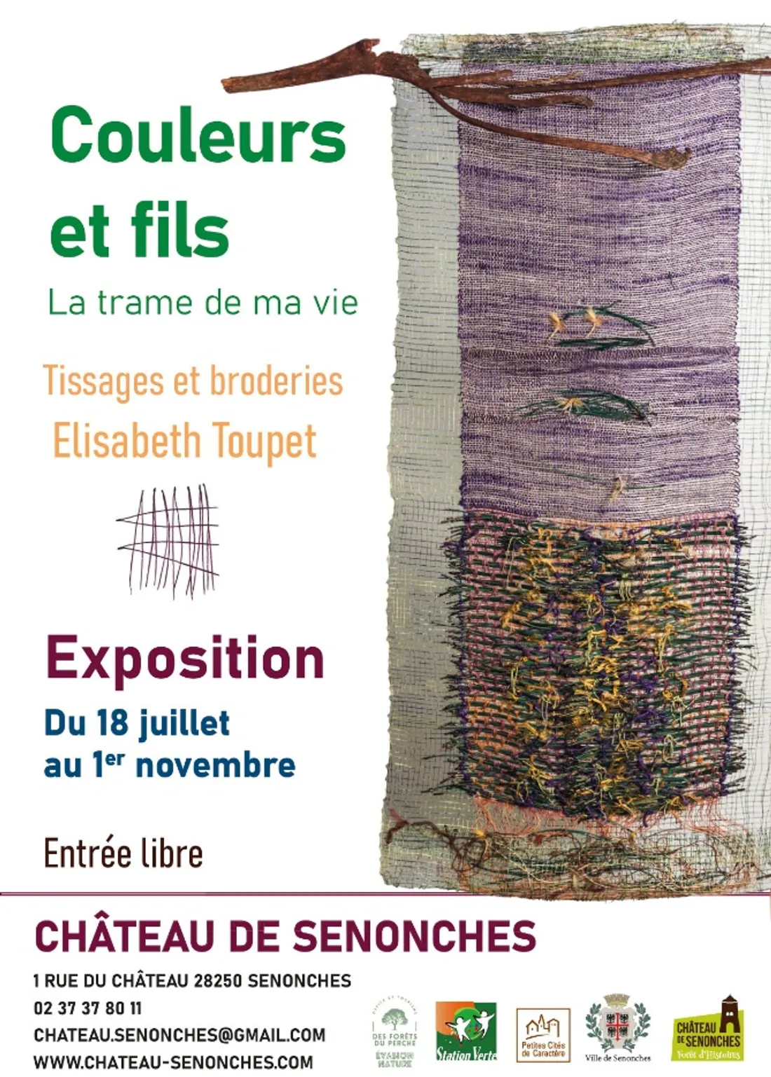 SENONCHES - Exposition : couleurs et fils