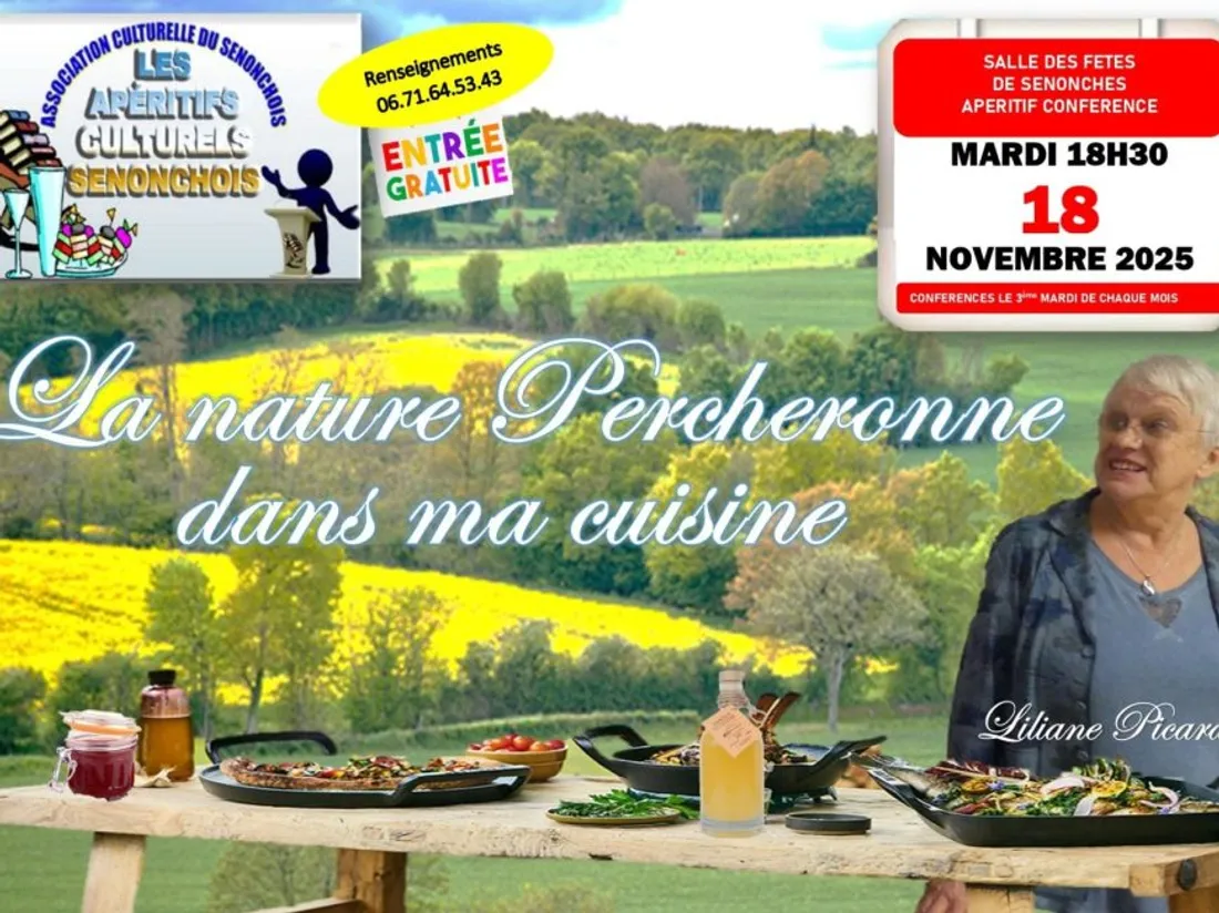 SENONCHES - Apéritif-conférence : La nature percheronne dans ma cuisine