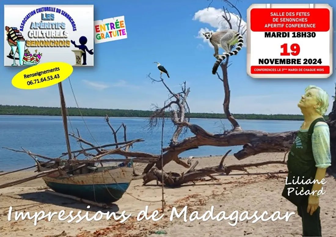SENONCHES - Apéritif culturel : Impression de Madagascar