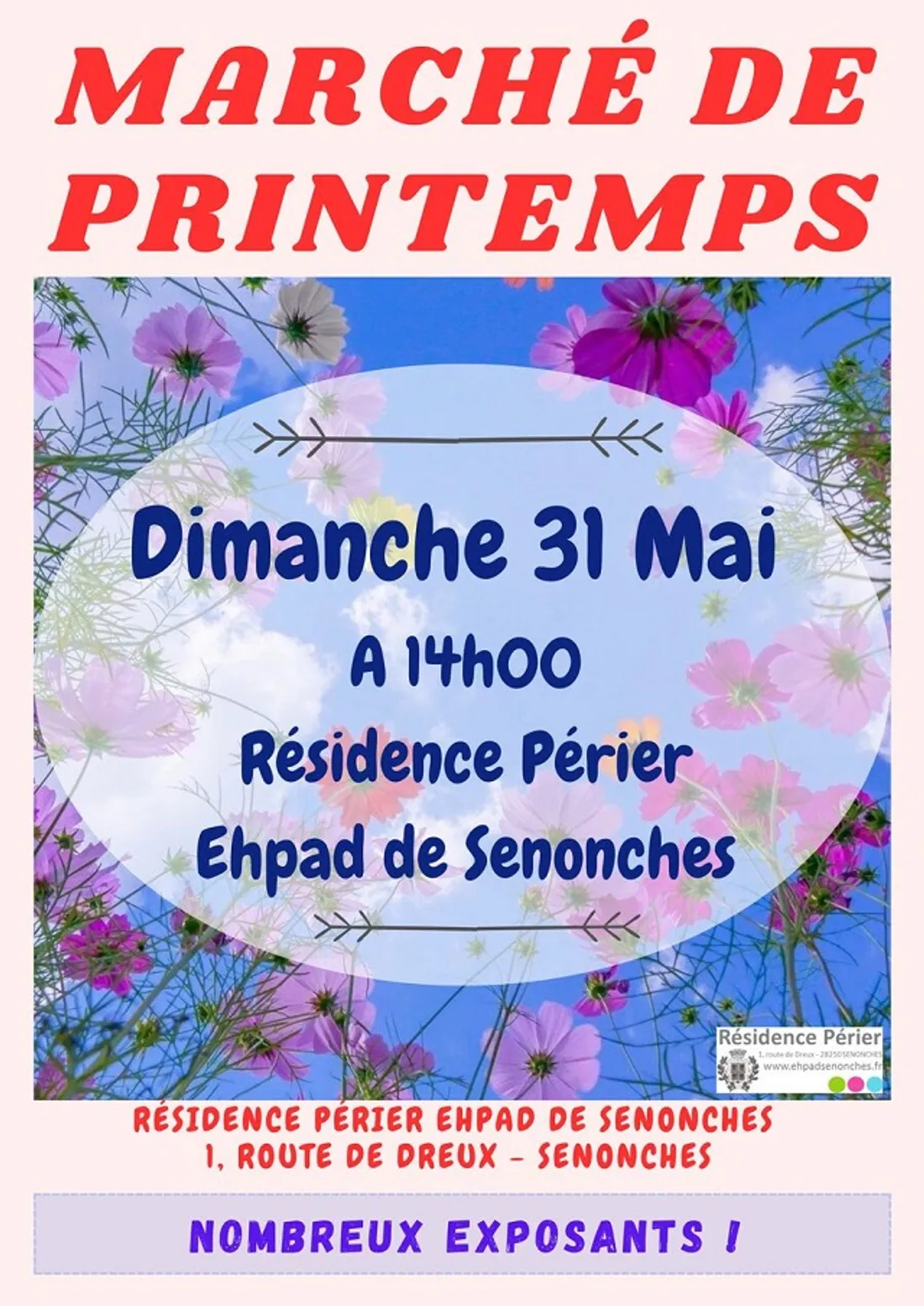 SENONCHES - Marché de printemps à la Résidence Périer