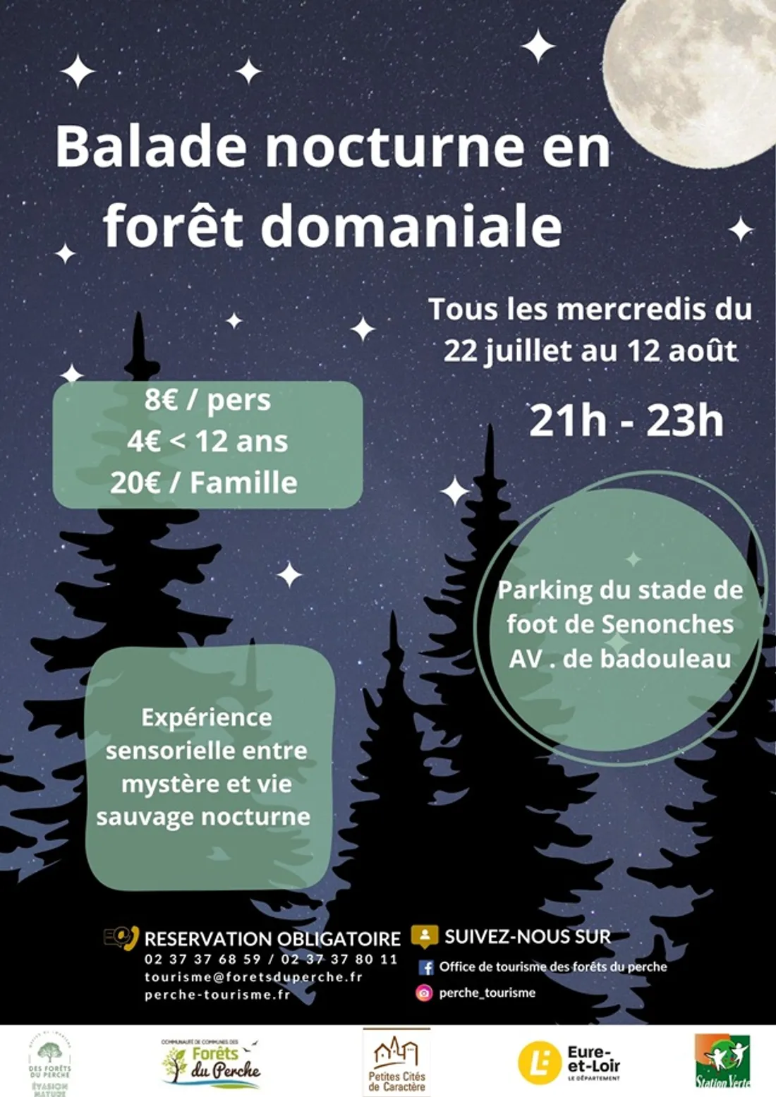 SENONCHES - Balade nocturne en forêt de Senonches