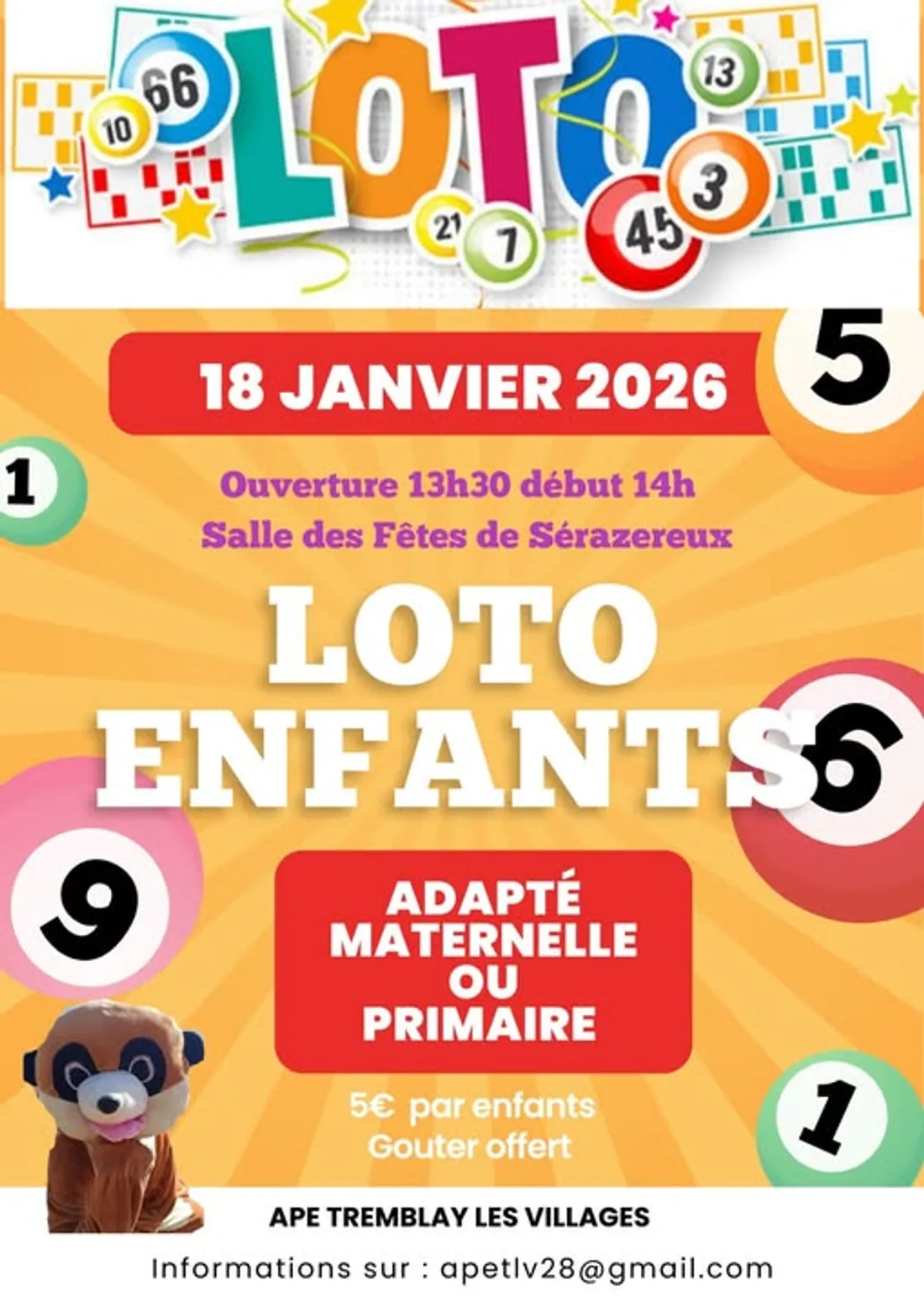 SÉRAZEREUX - Loto enfants