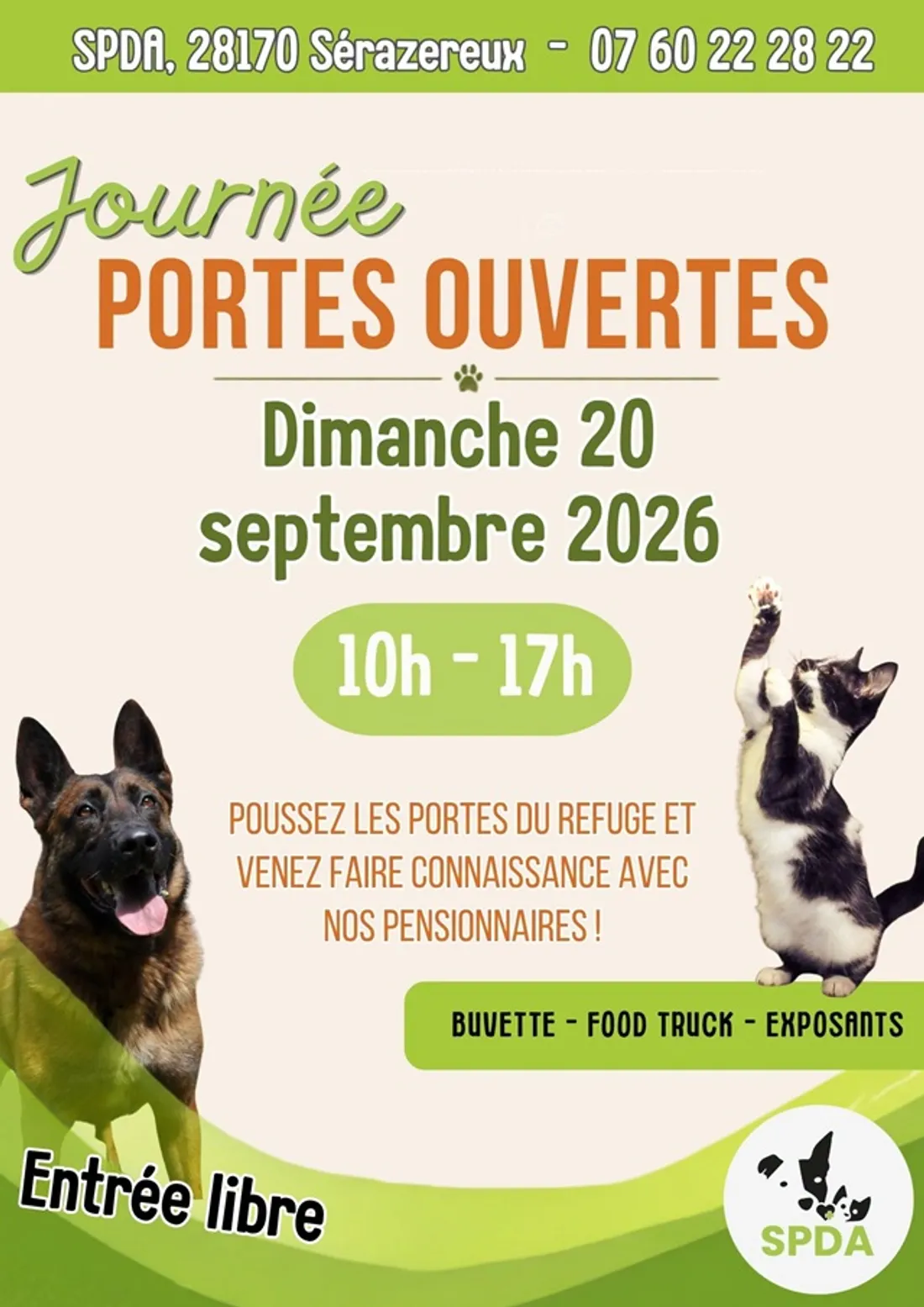 SERAZEREUX - Journée portes ouvertes de la SPDA Refuge