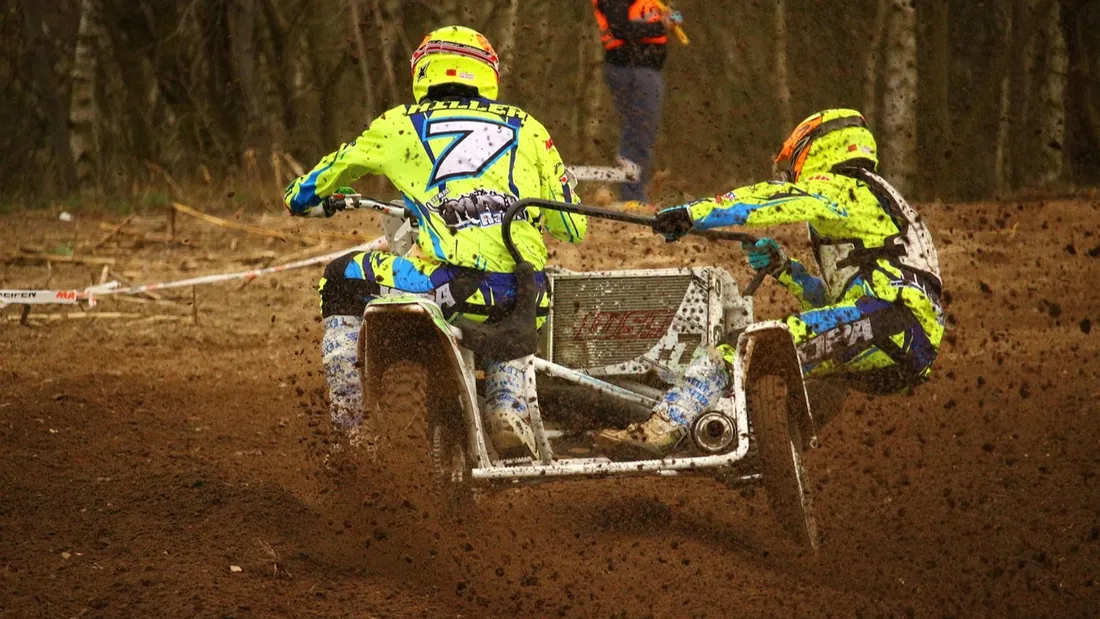  Side-Car Cross, Pilote moto