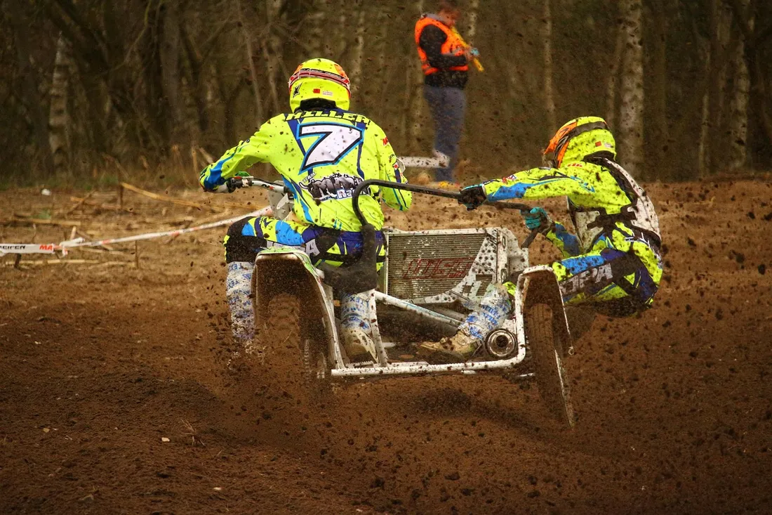  Side-Car Cross, Pilote moto