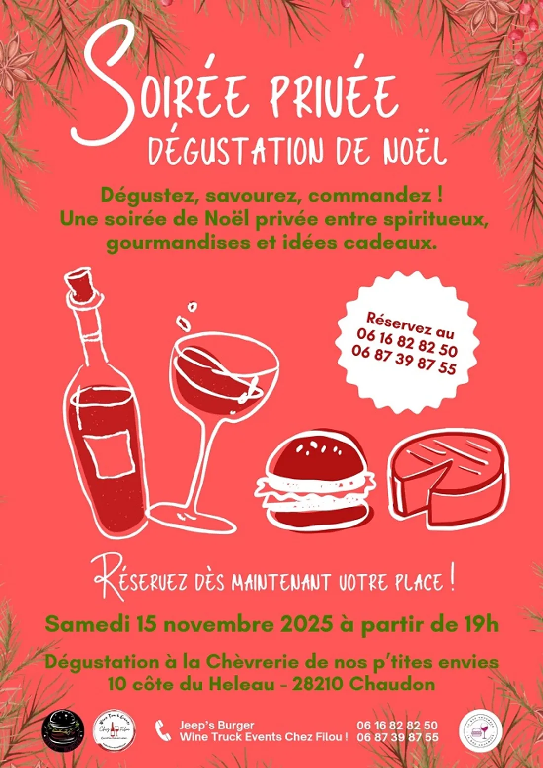 CHAUDON - Soirée privée dégustation de Noël