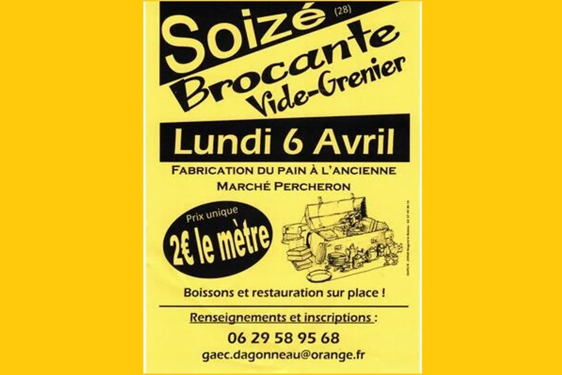 SOIZÉ - Brocante, Vide-greniers