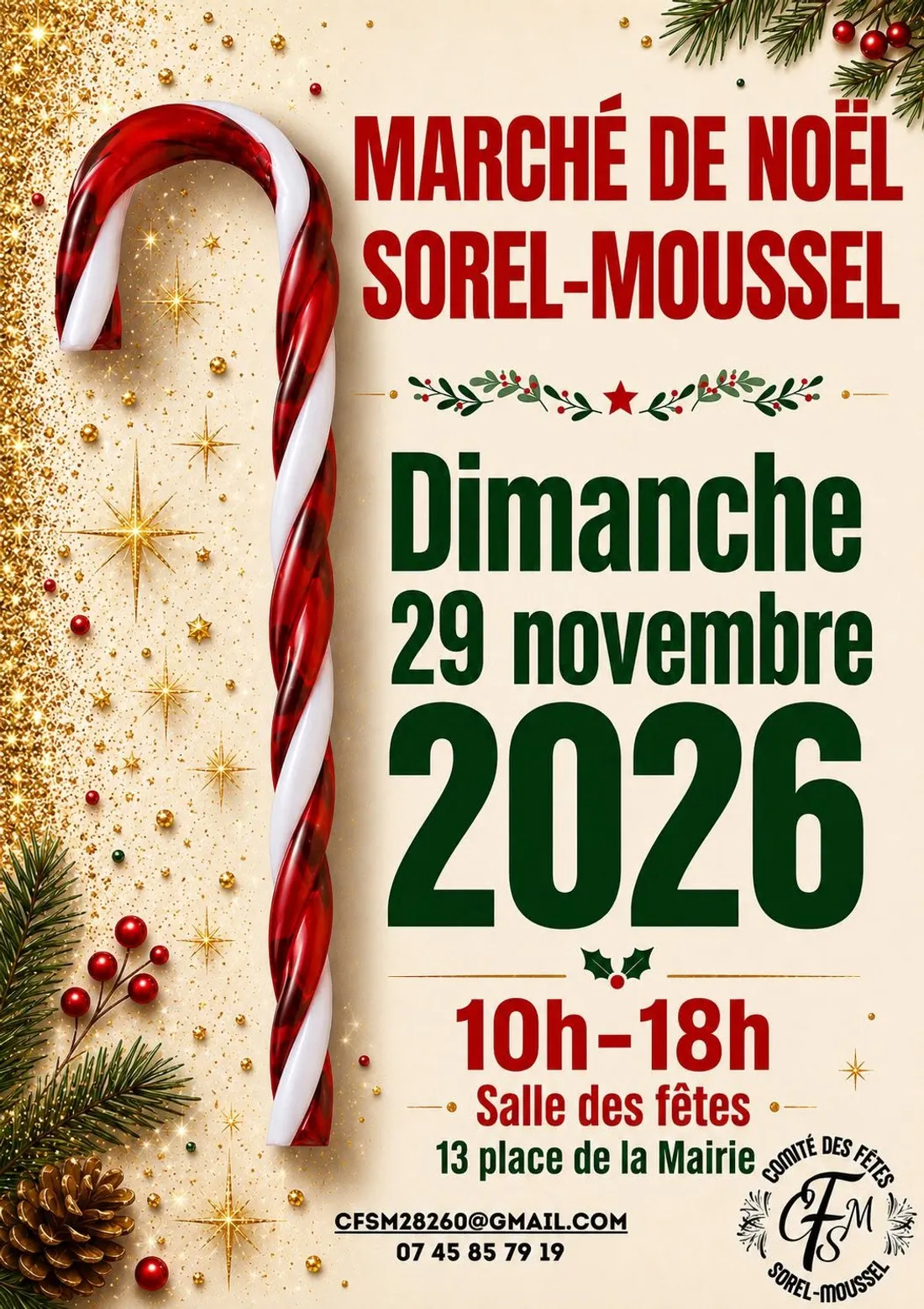 SOREL-MOUSSEL - Marché de Noël