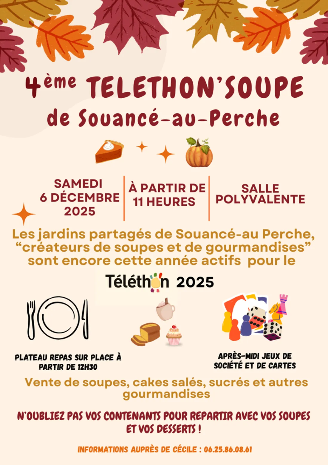 SOUANCÉ-AU-PERCHE - 4e Téléthon'Soupe