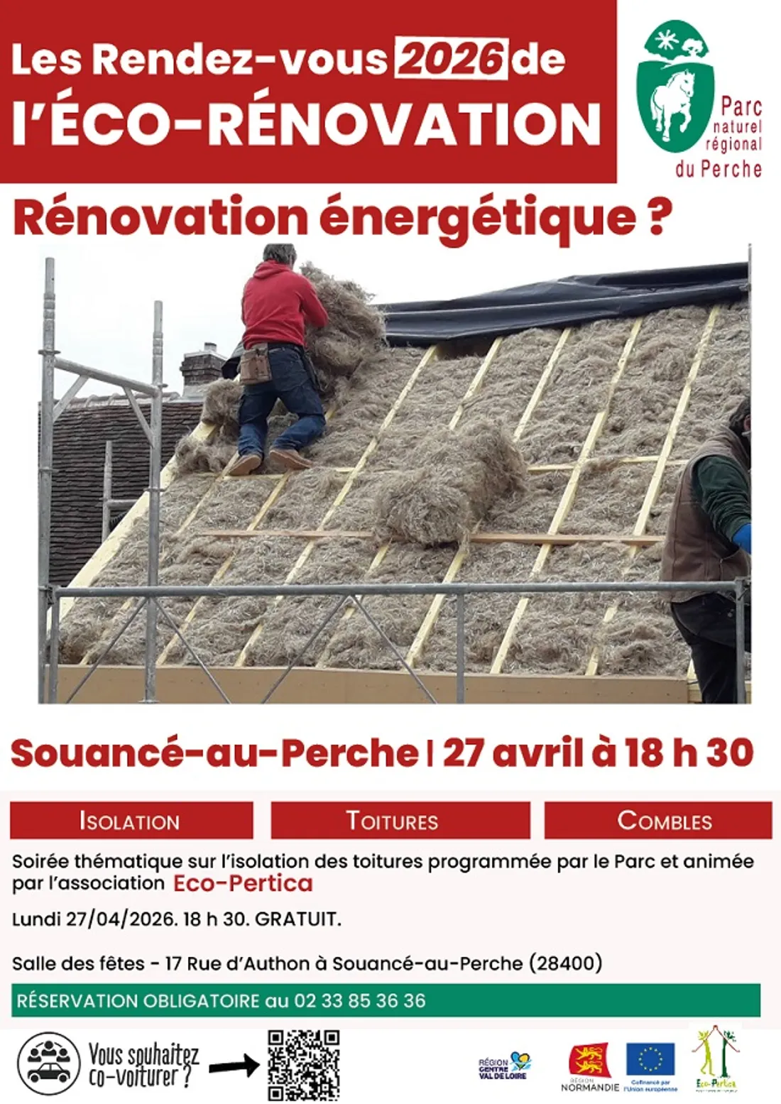 SOUANCÉ-AU-PERCHE - Soirée thématique autour de la rénovation énergétique des toitures