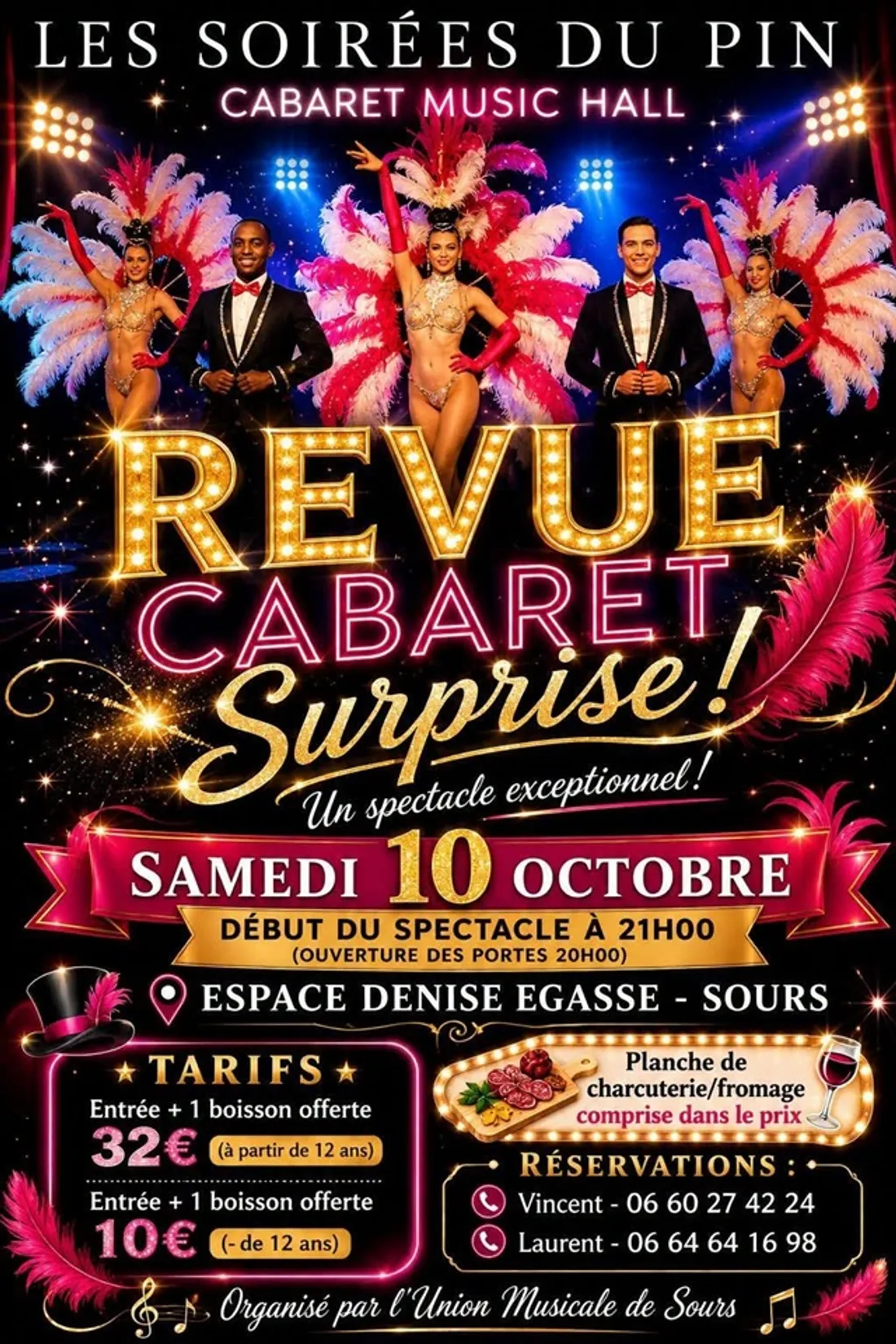 SOURS - Revue cabaret «  surprise »