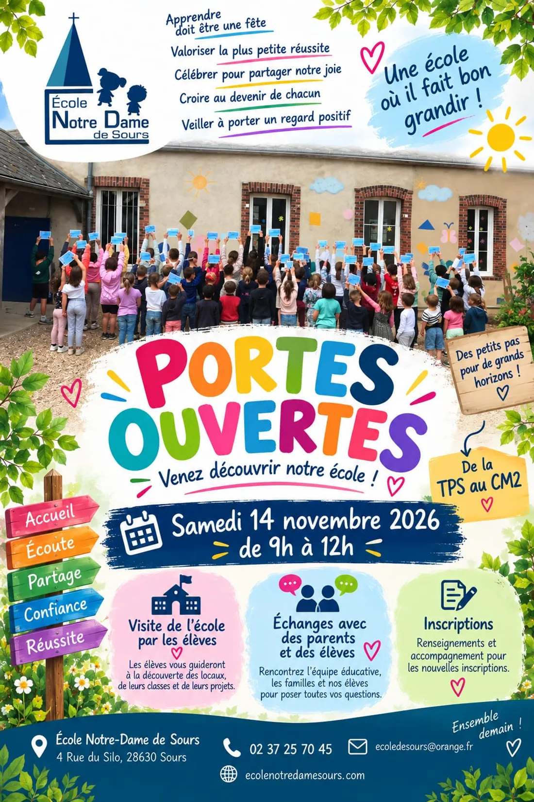 SOURS - Portes ouvertes de l’École Notre-Dame