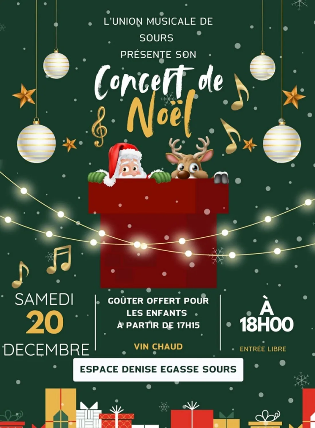 SOURS - Concert de Noël de l'Union Musicale