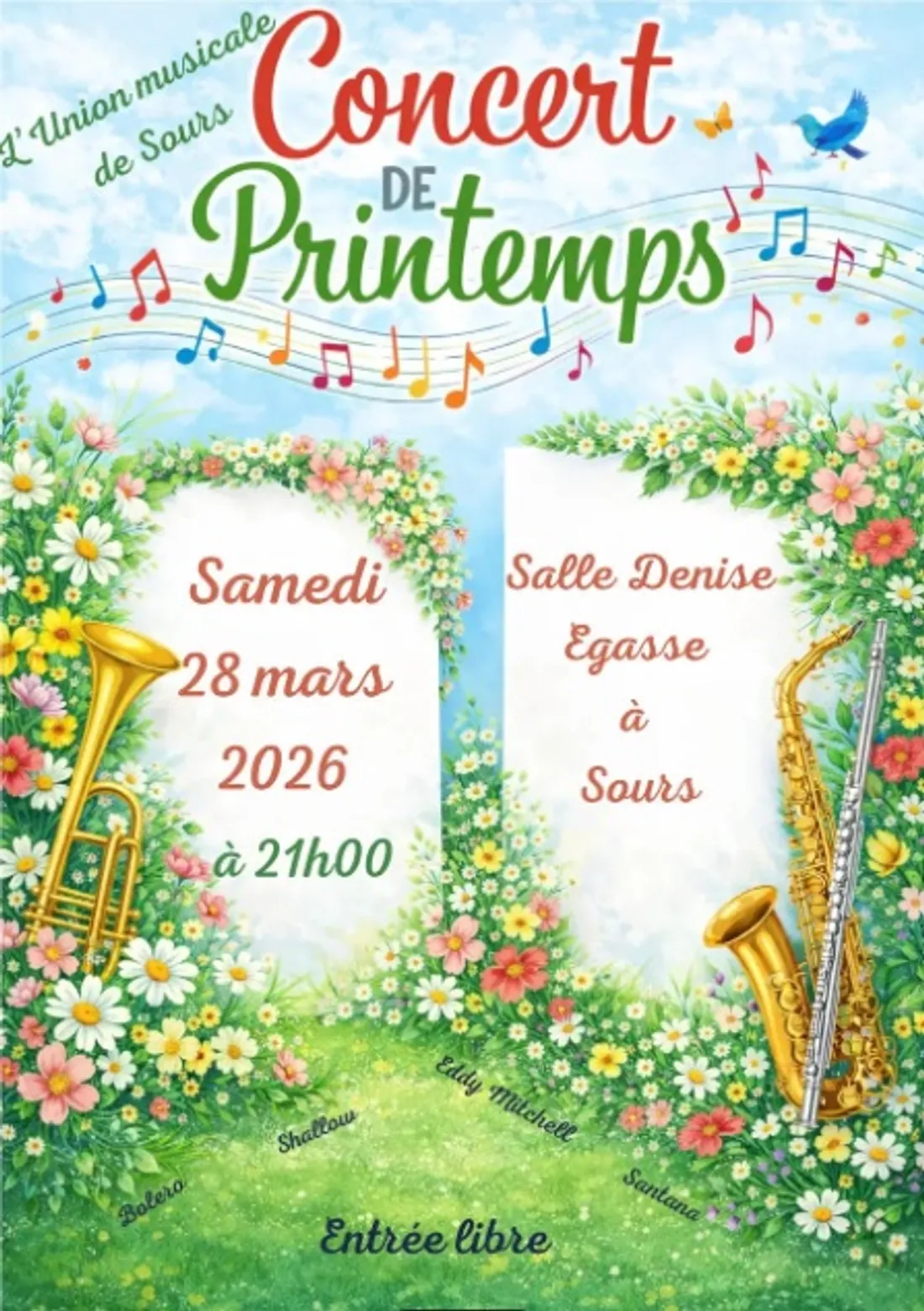 SOURS - Concert de printemps de l'Union Musicale