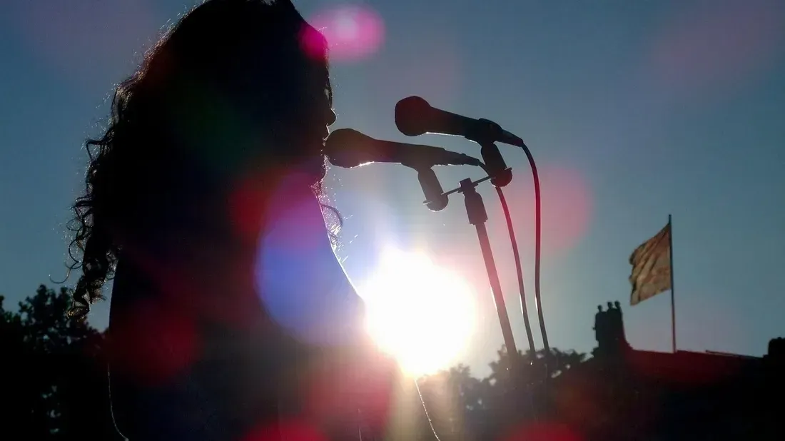 concert, chanteuse
