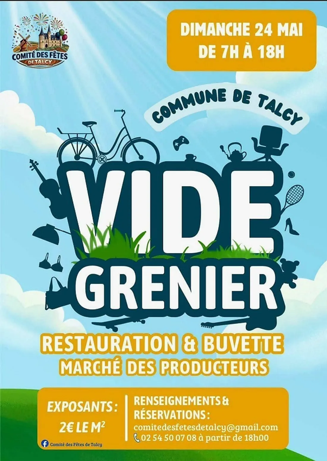 TALCY (41) - Vide-greniers et marché de producteurs